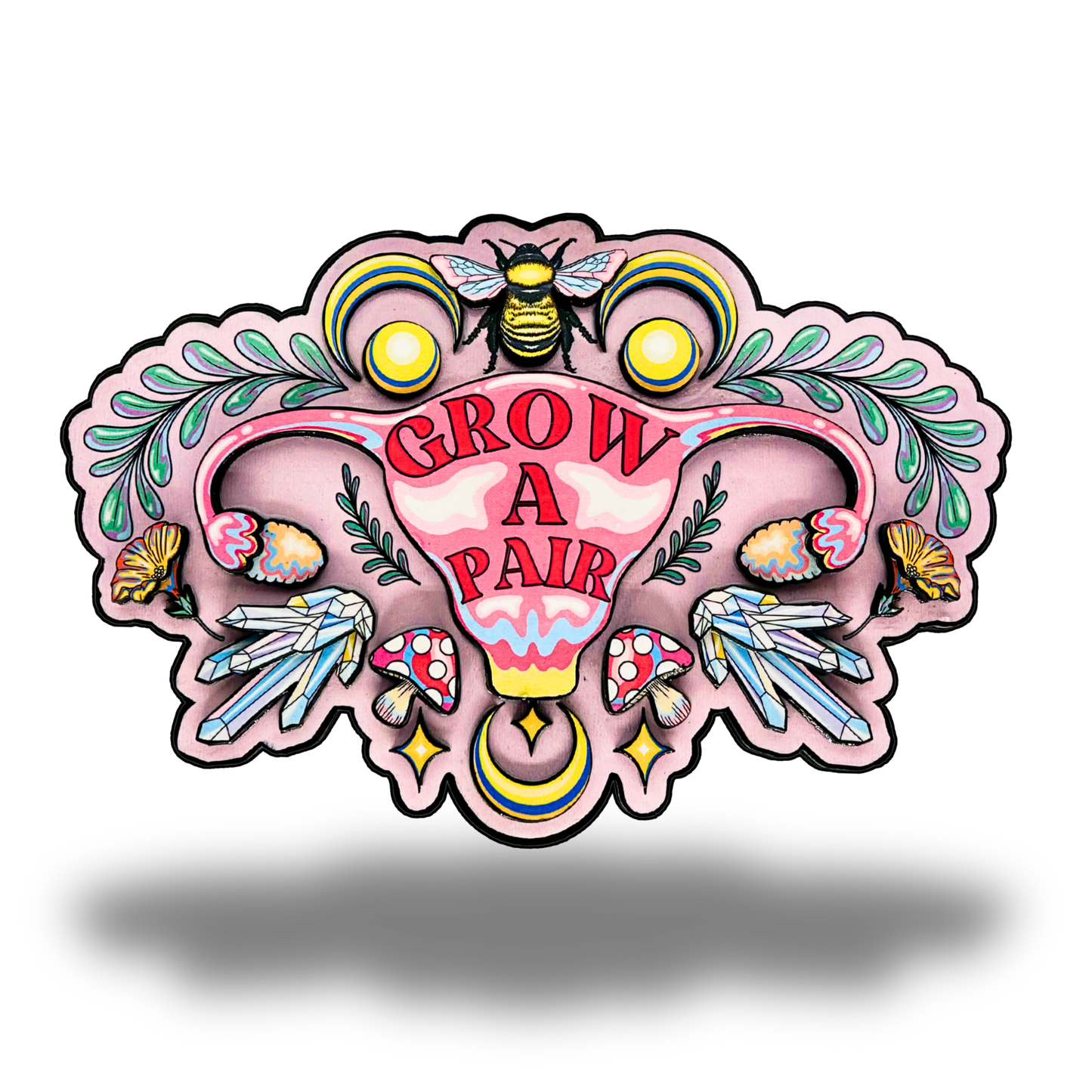 Grow a Pair Wall Plaque