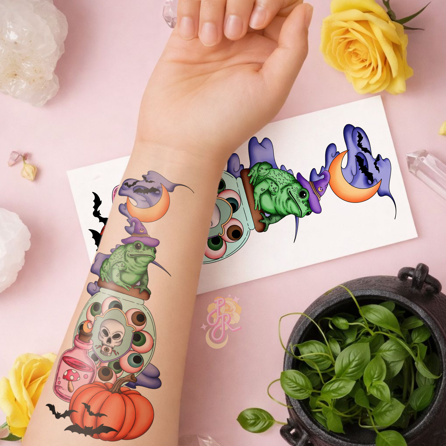 Potion Keeper | Pre Colour Temporary Tattoo