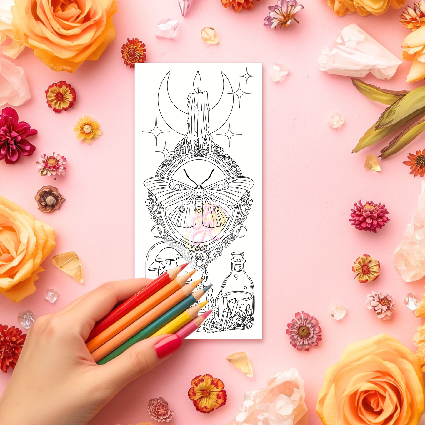 Spelled and Captured | Pre Colour Temporary Tattoo