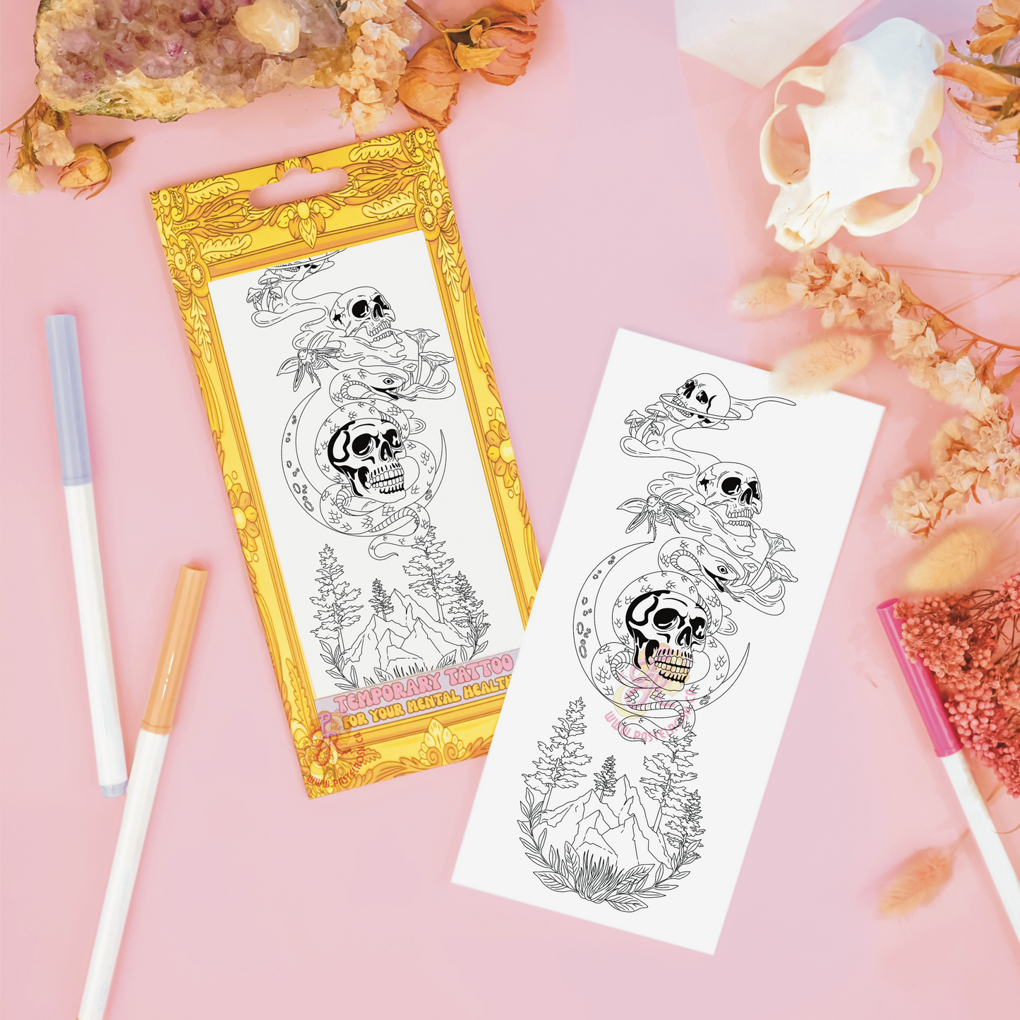 Graveyard Galaxy | Temporary Tattoo