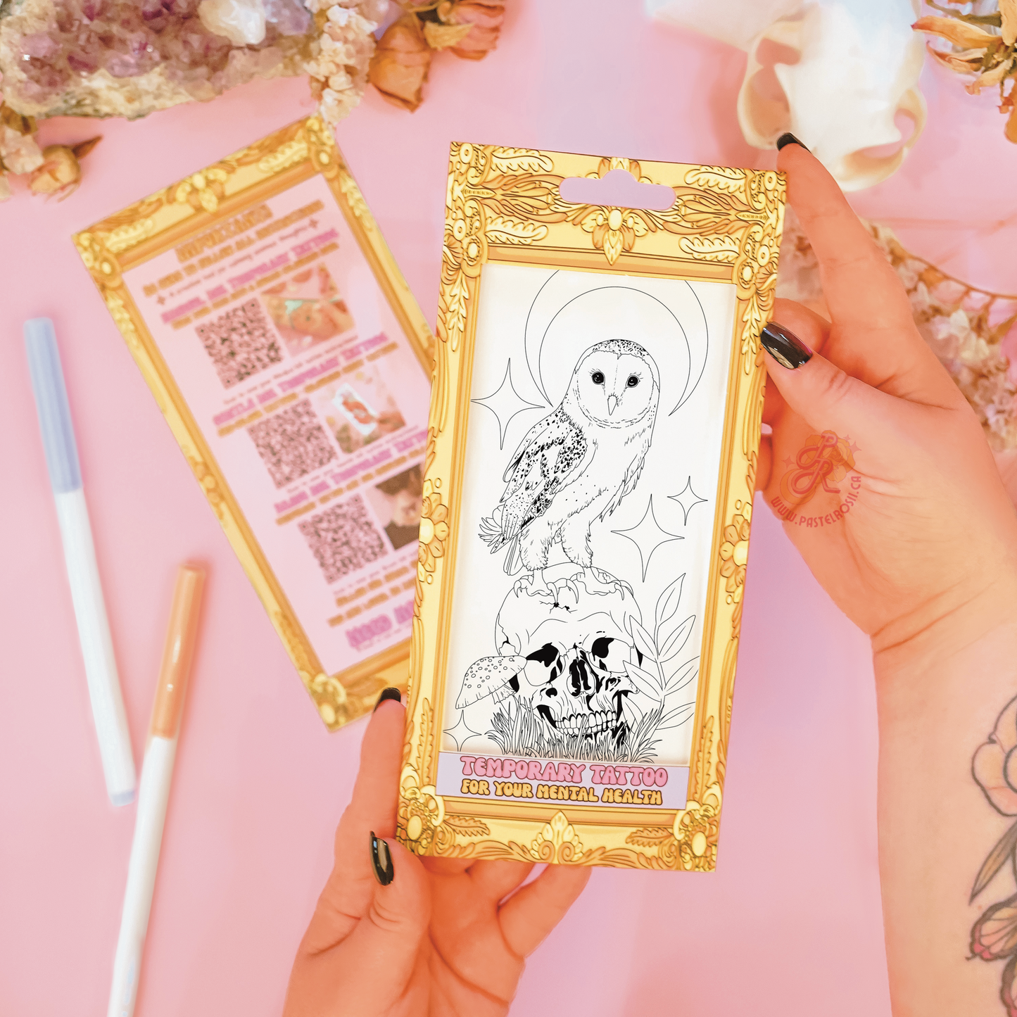 Wisdom in the Pines | Temporary Tattoo