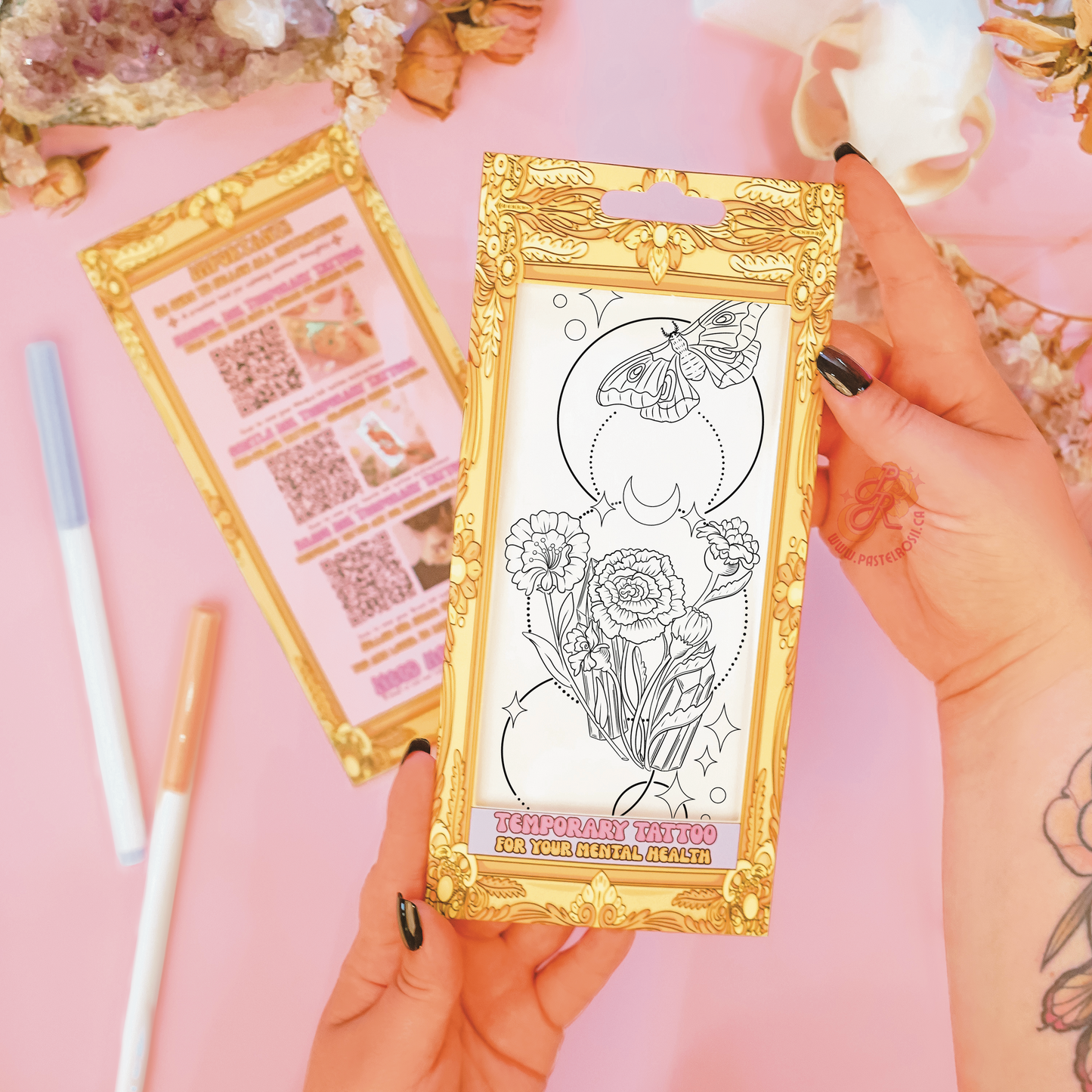Night Garden | Temporary Tattoo