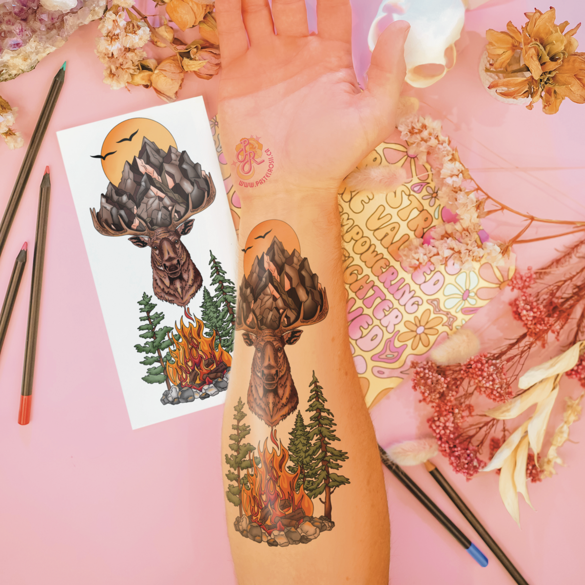 Wandering Echoes | Temporary Tattoo