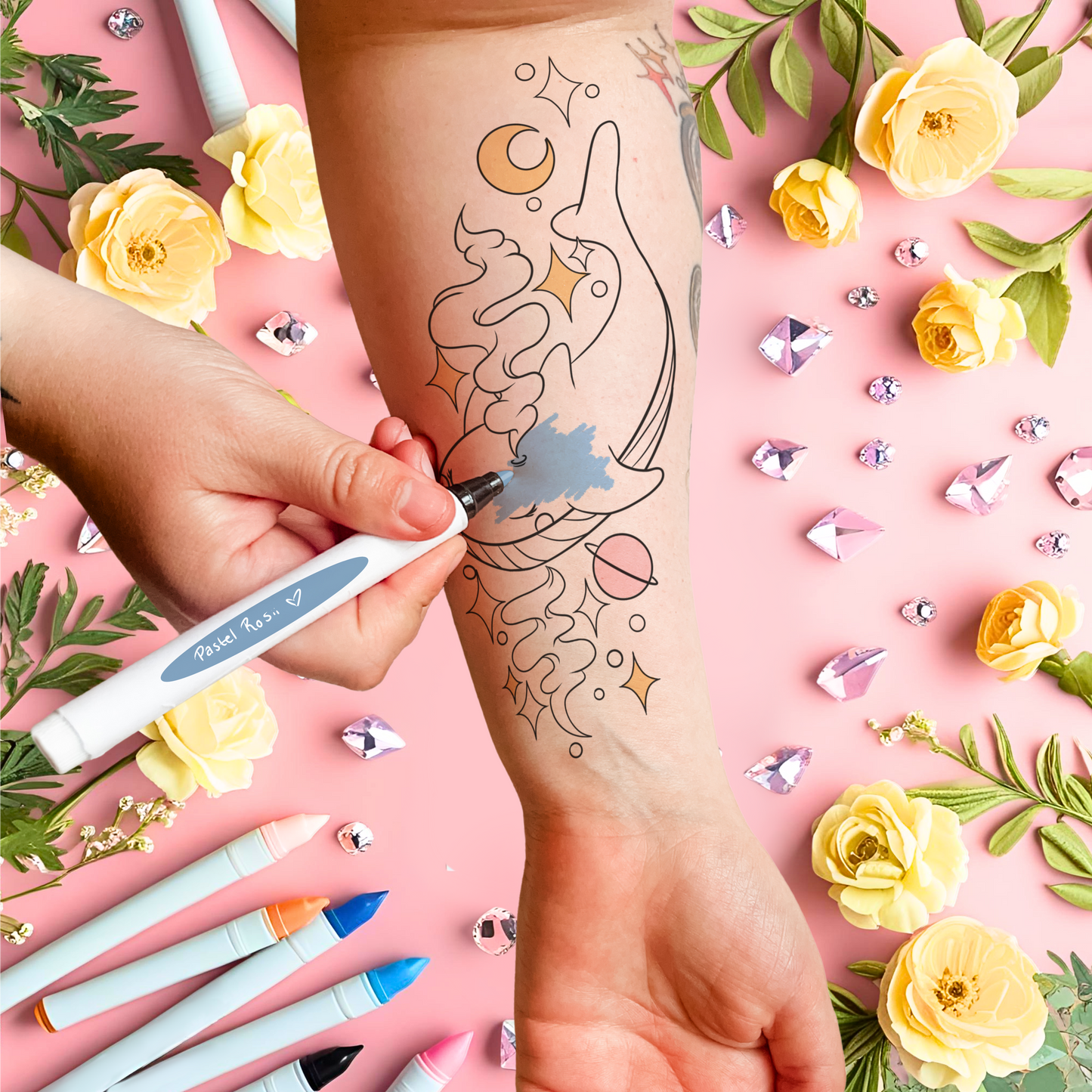 Wonders Below | Set of Three | Temporary Tattoos