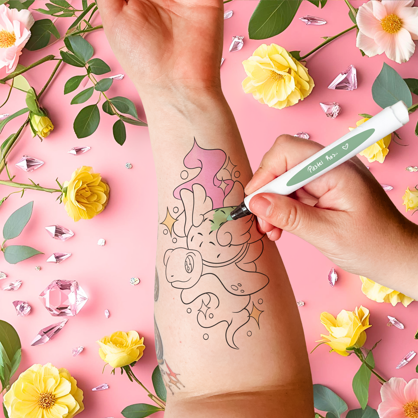 Wonders Below | Set of Three | Temporary Tattoos
