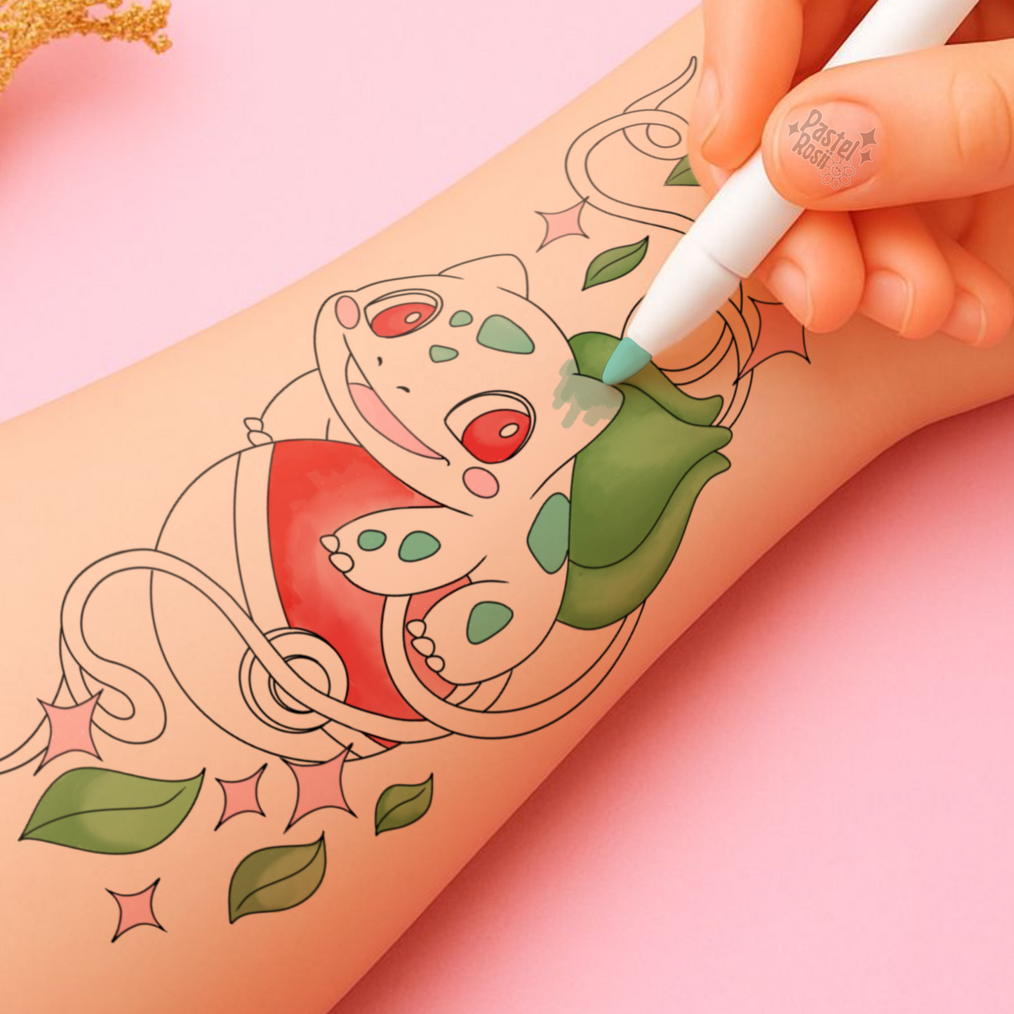 Catch and Colour | Children’s Set of Four | Temporary Tattoos (Set 1)