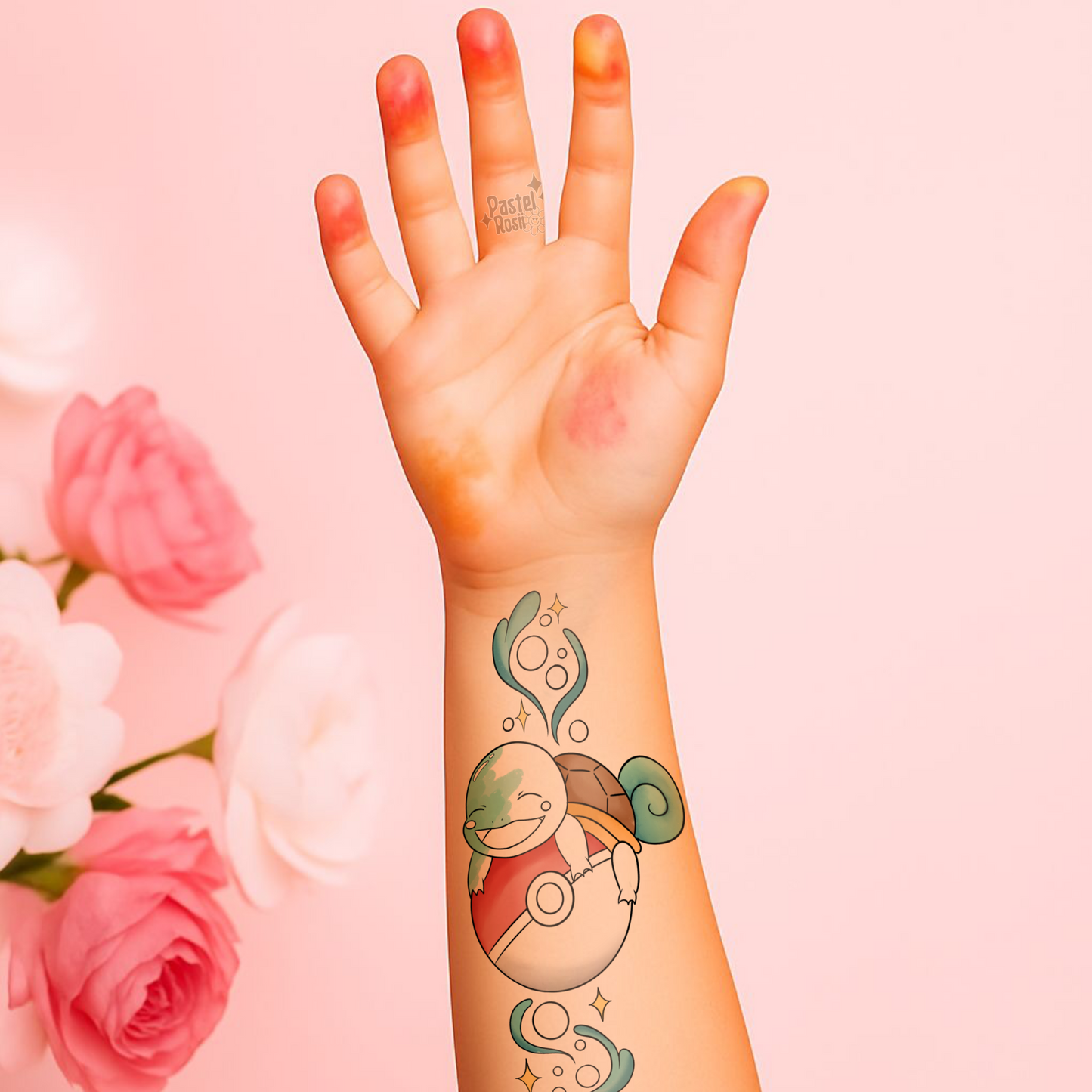 Catch and Colour | Children’s Set of Four | Temporary Tattoos (Set 1)