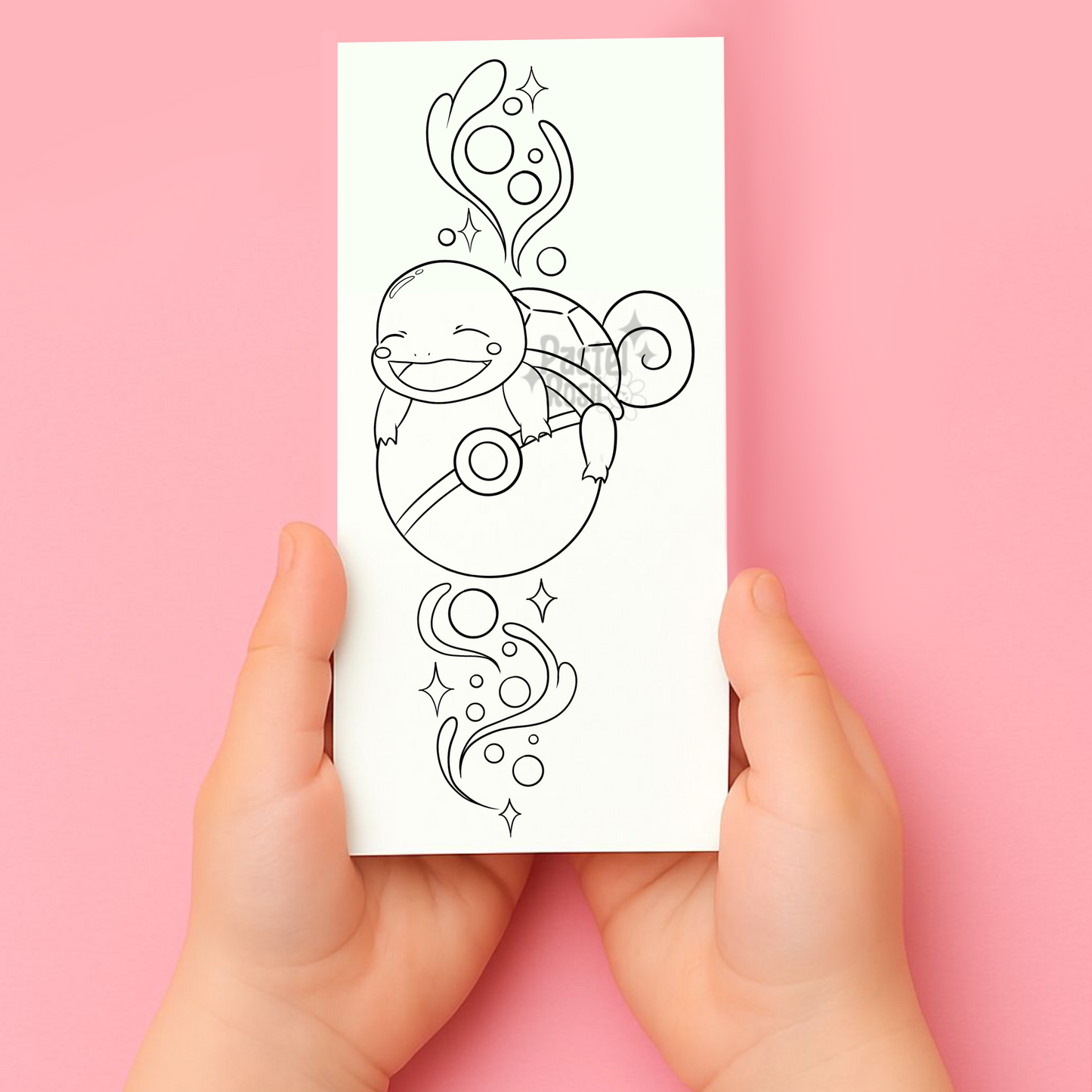 Catch and Colour | Children’s Set of Four | Temporary Tattoos (Set 1)