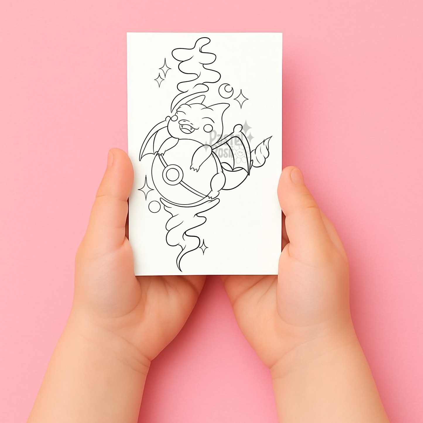 Catch and Colour | Children’s Set of Four | Temporary Tattoos (Set 2)