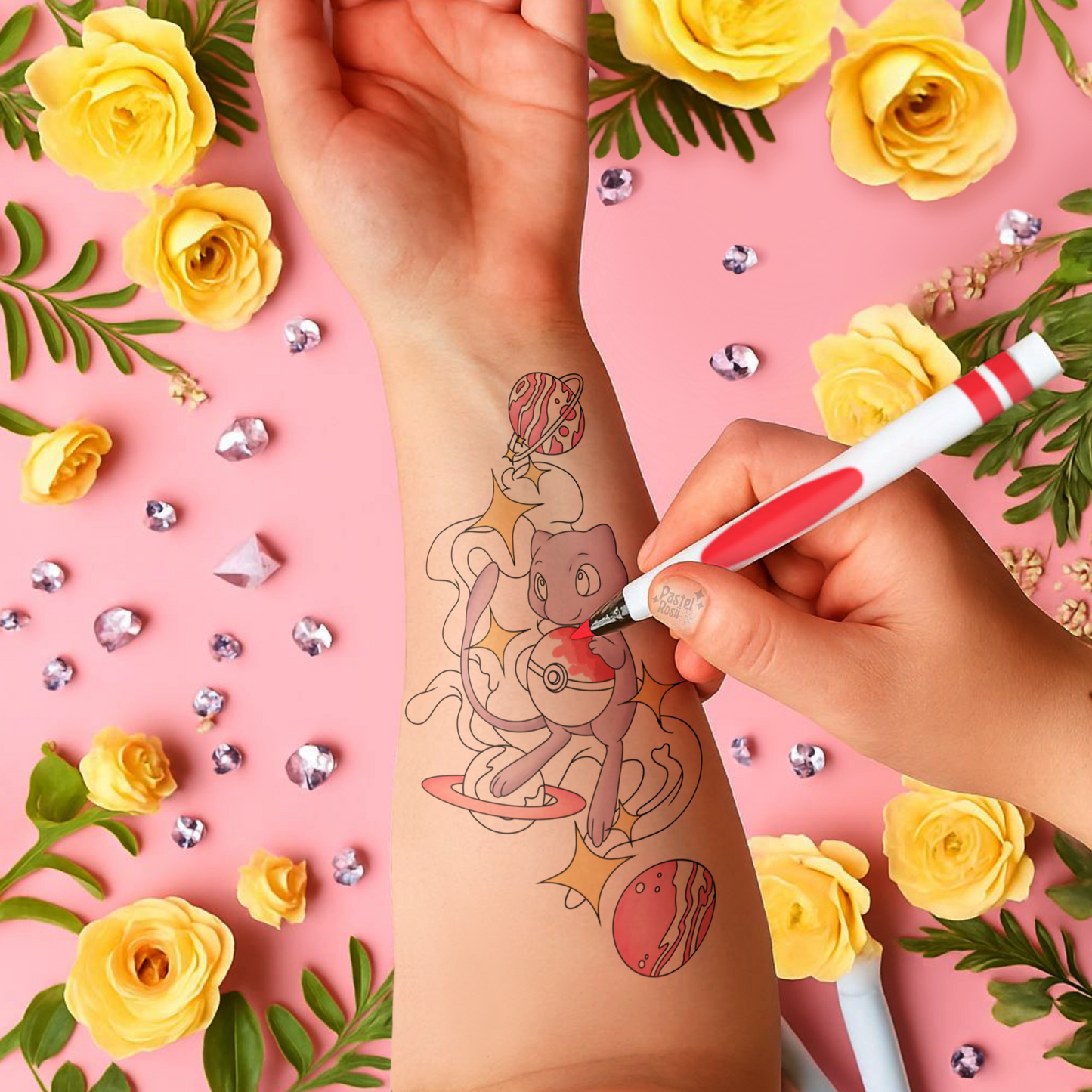 Psychic Mouse | Temporary Tattoo