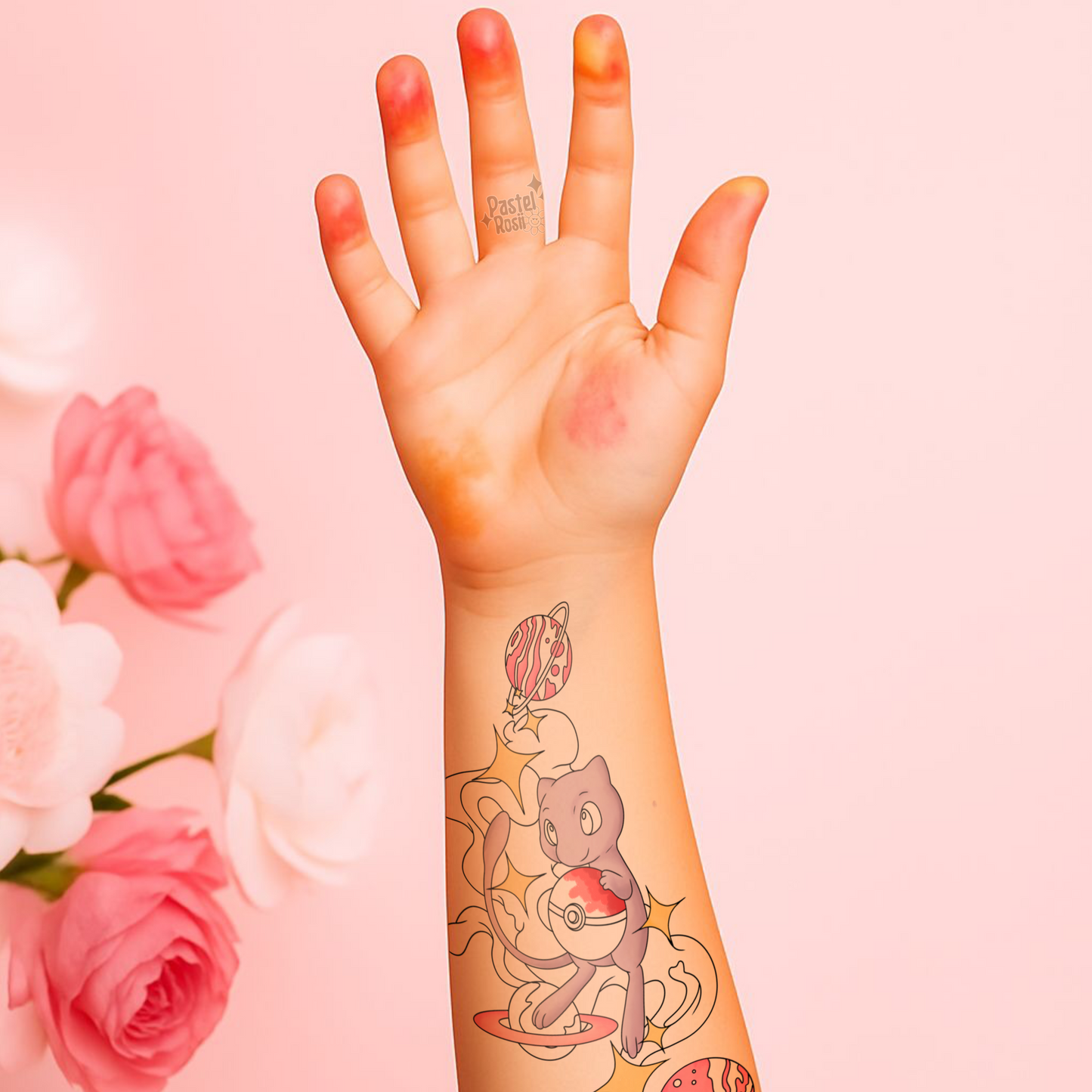 Catch and Colour | Children’s Set of Four | Temporary Tattoos (Set 2)