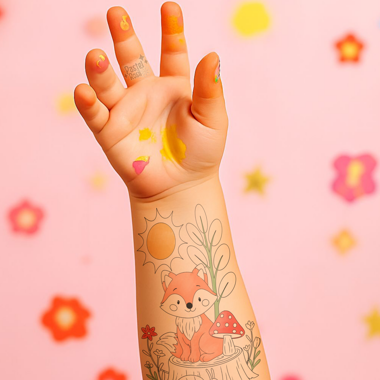 Woodland Adventure | Children’s Set of Four | Temporary Tattoos