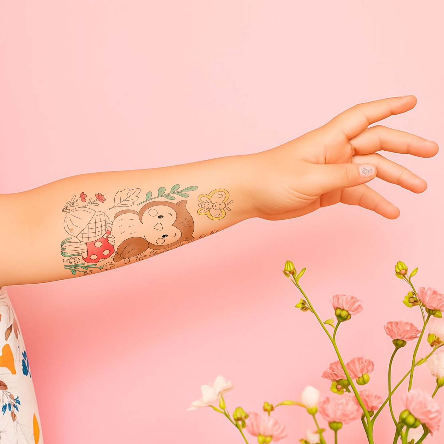 Woodland Adventure | Children’s Set of Four | Temporary Tattoos