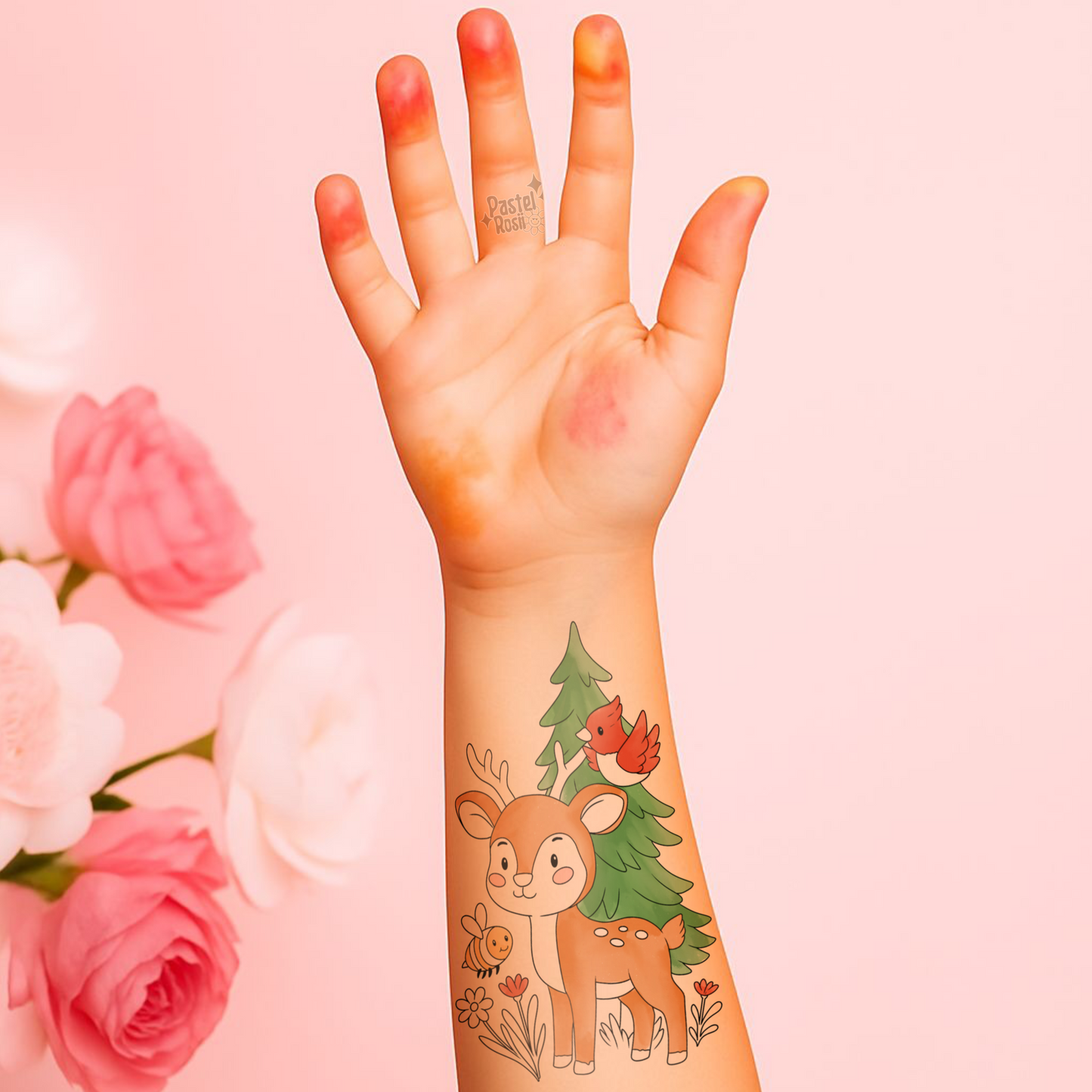Woodland Adventure | Children’s Set of Four | Temporary Tattoos