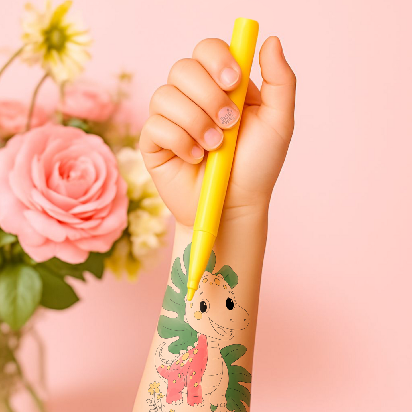 Rawr-some | Children’s Set of Four | Temporary Tattoos