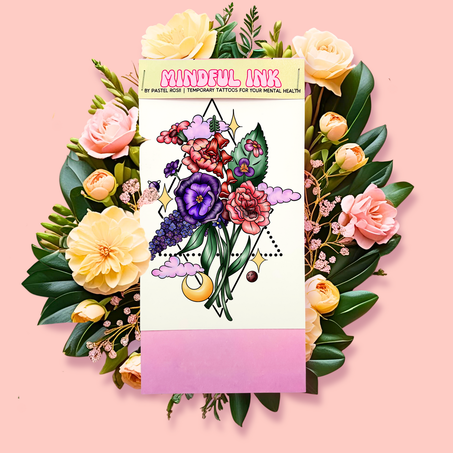 Floral Sparkles | Temporary Tattoo