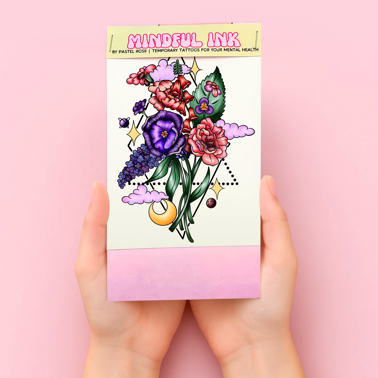 Floral Sparkles | Temporary Tattoo