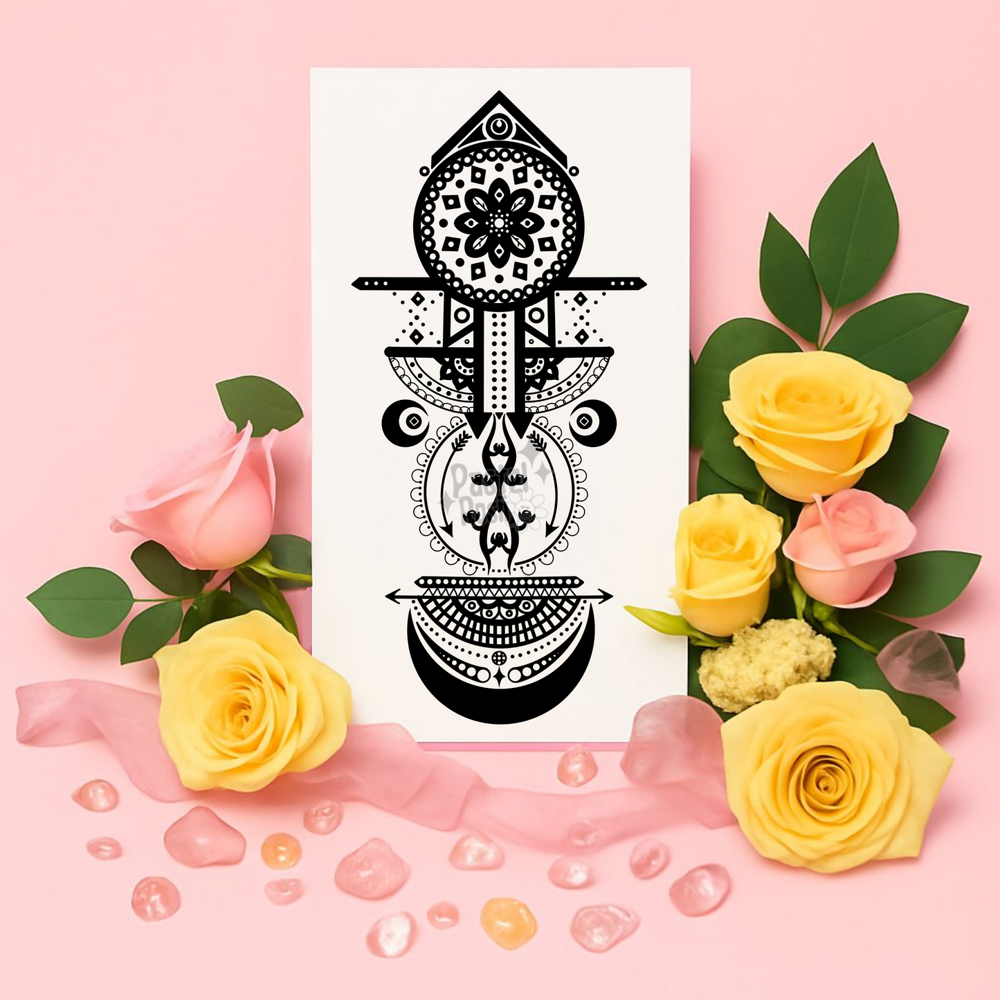 Celestial Mandala | Temporary Tattoo