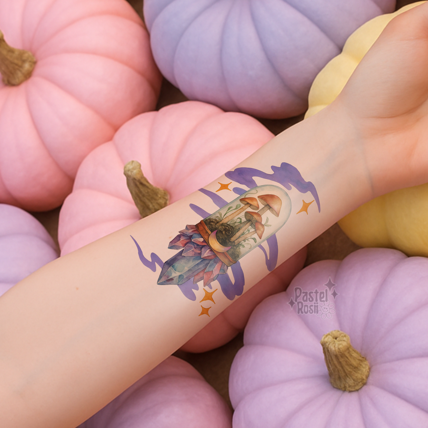 Fungal Prism | Temporary Tattoo