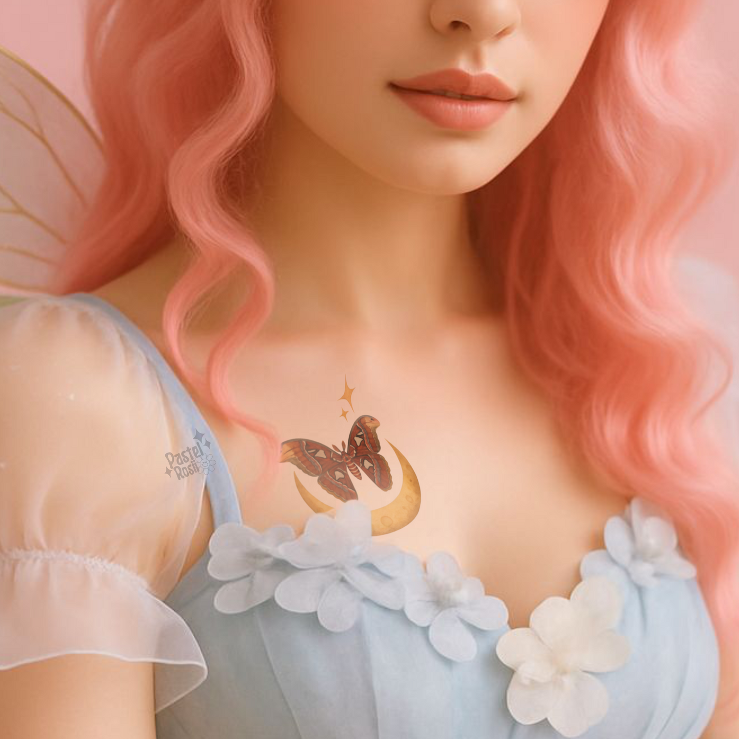 Starlit Wings | Temporary Tattoo