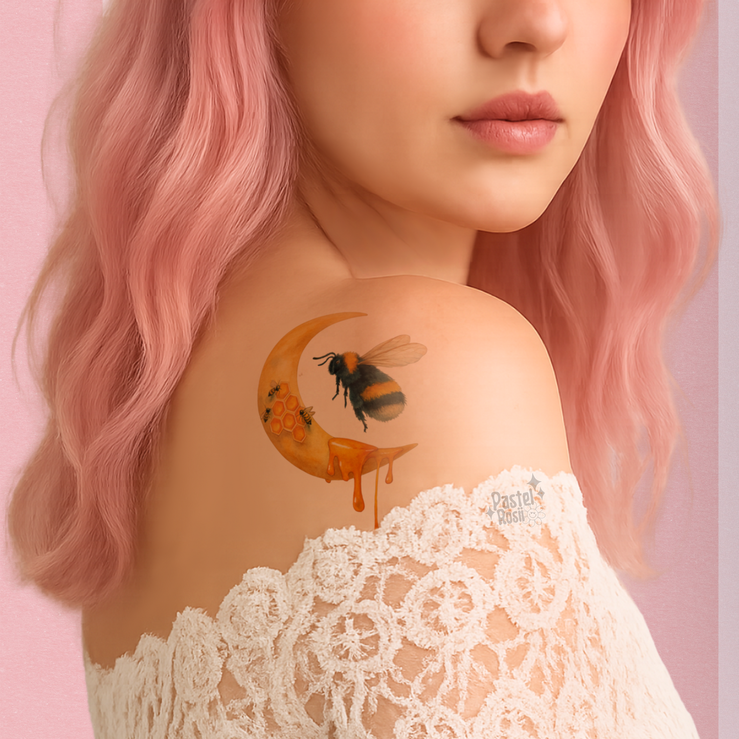 Golden Eclipse | Temporary Tattoo