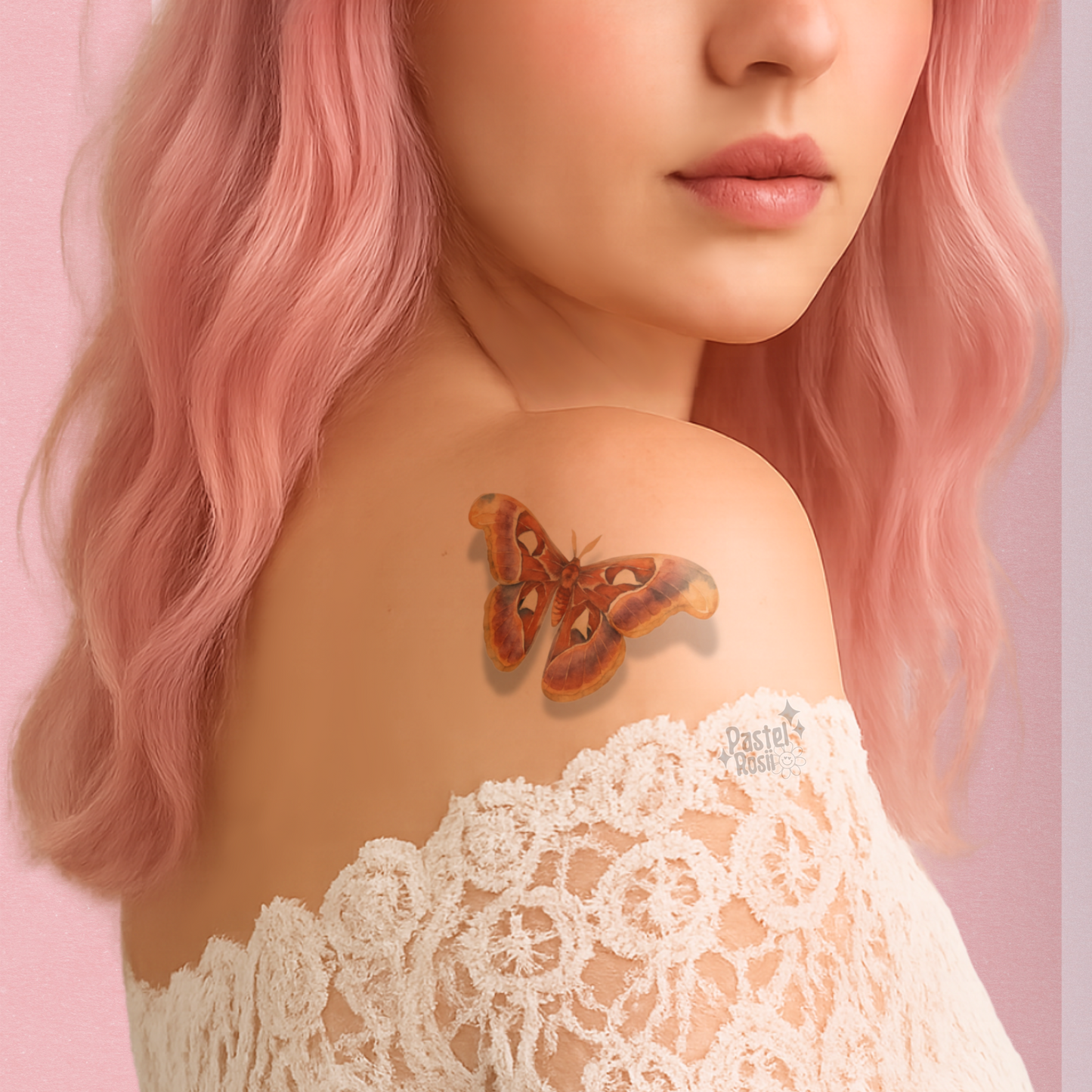 Moonshadow Moths | Temporary Tattoo