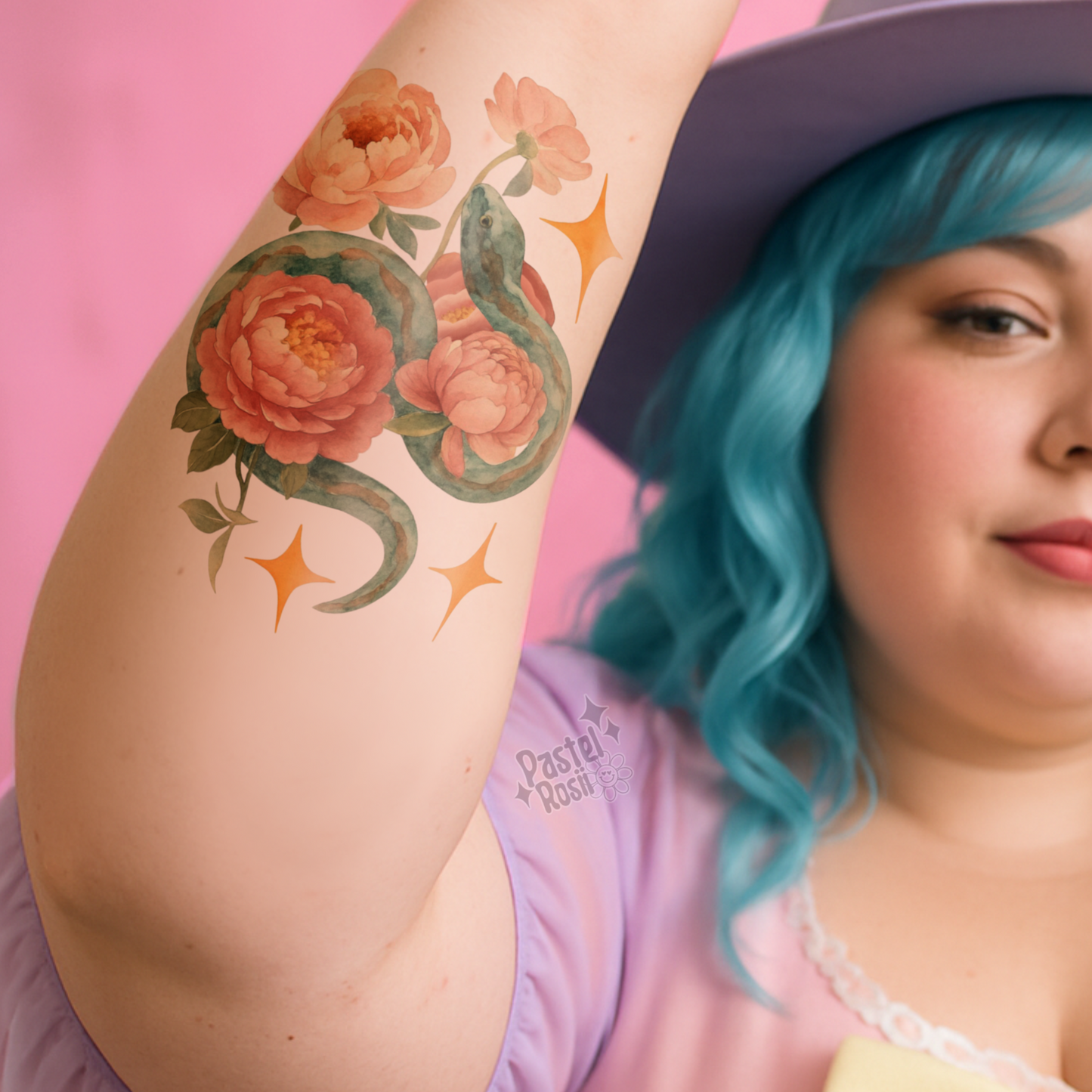 Astral Serpent | Temporary Tattoo