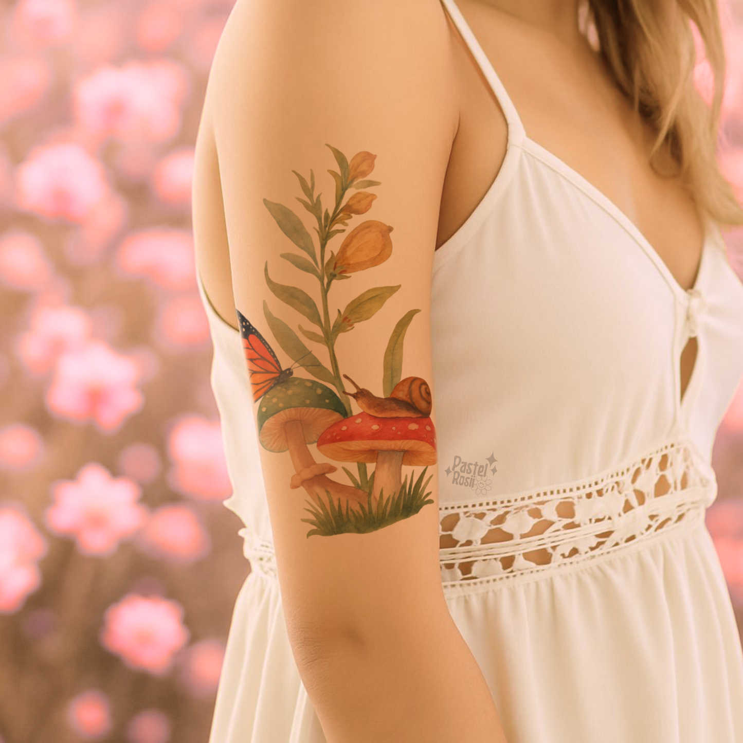 The Flourishing Path | Temporary Tattoo