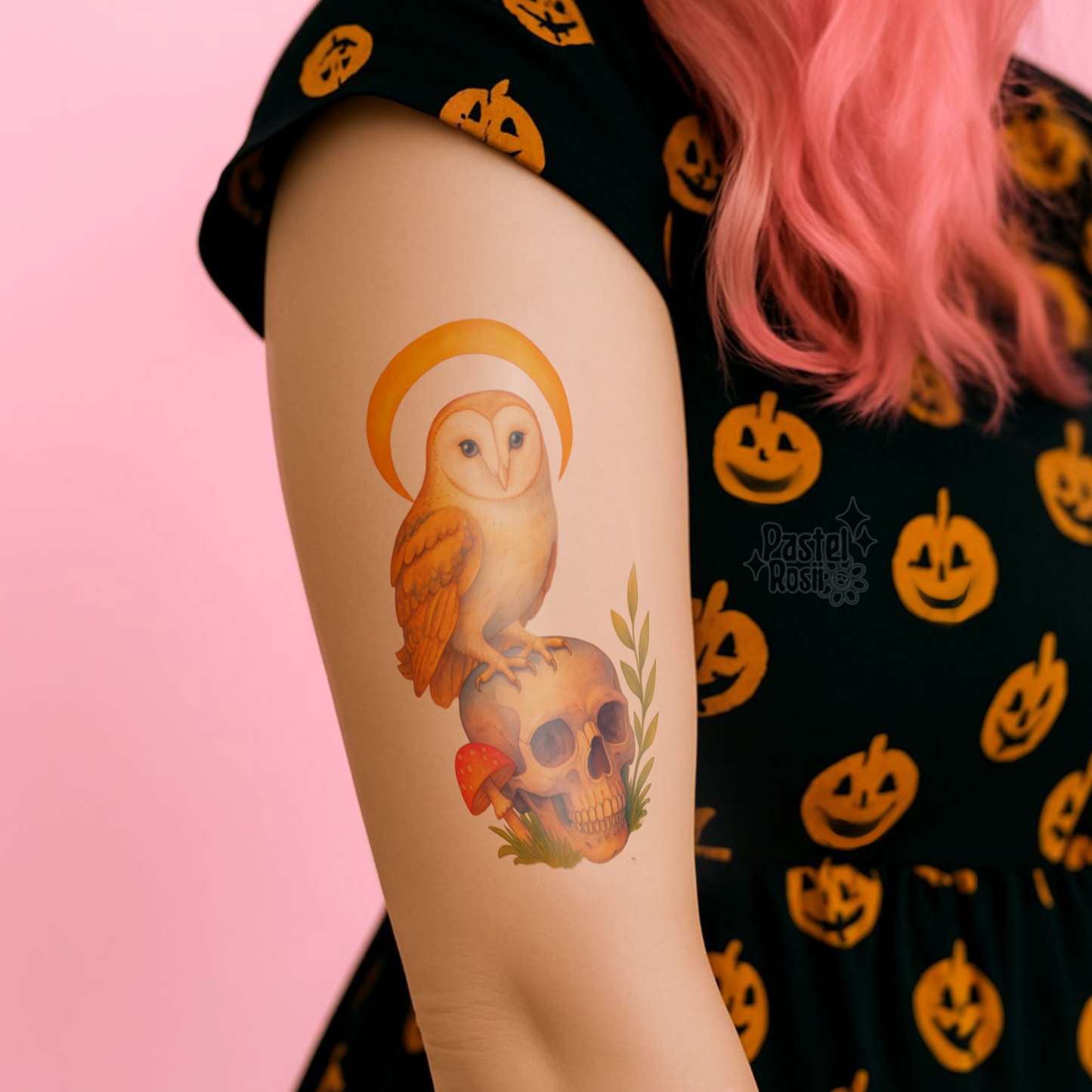 Moonlit Familiar | Temporary Tattoo