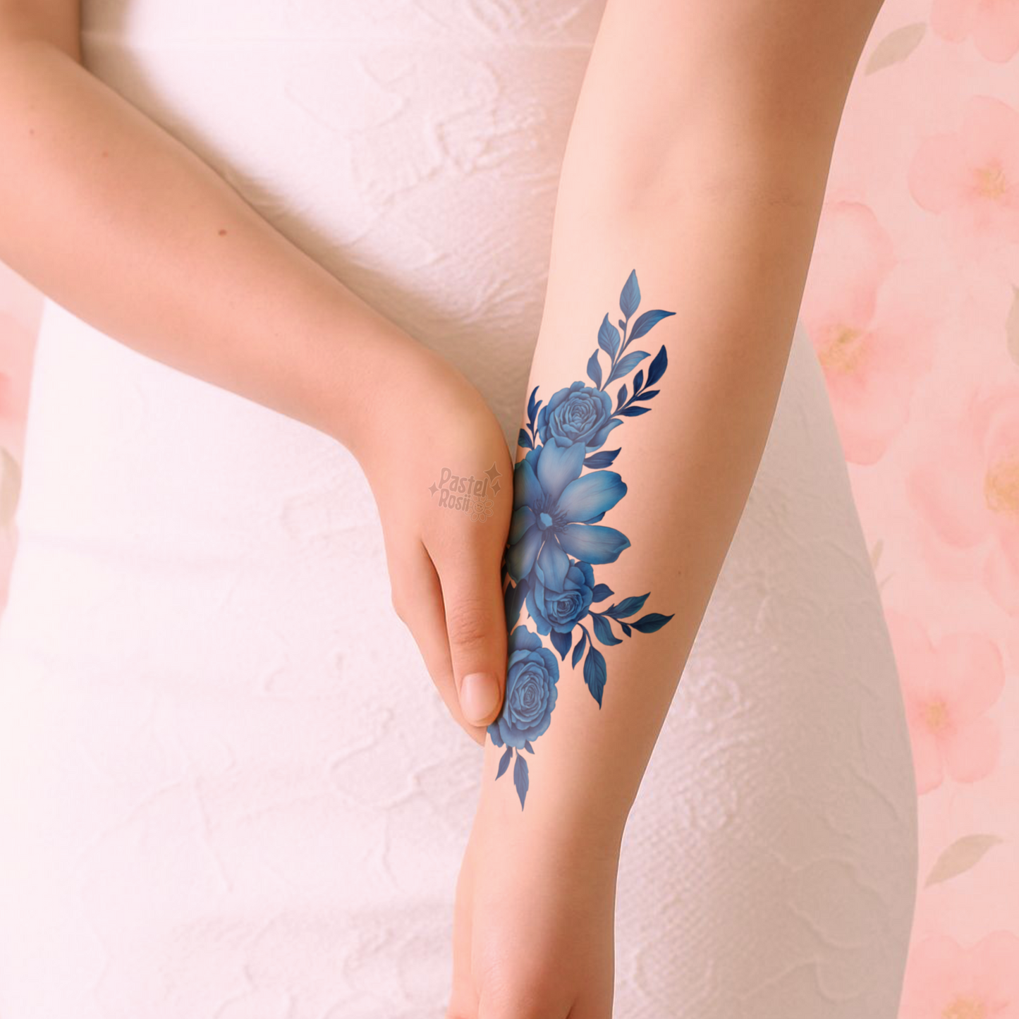 Porcelain Blooms | Temporary Tattoo