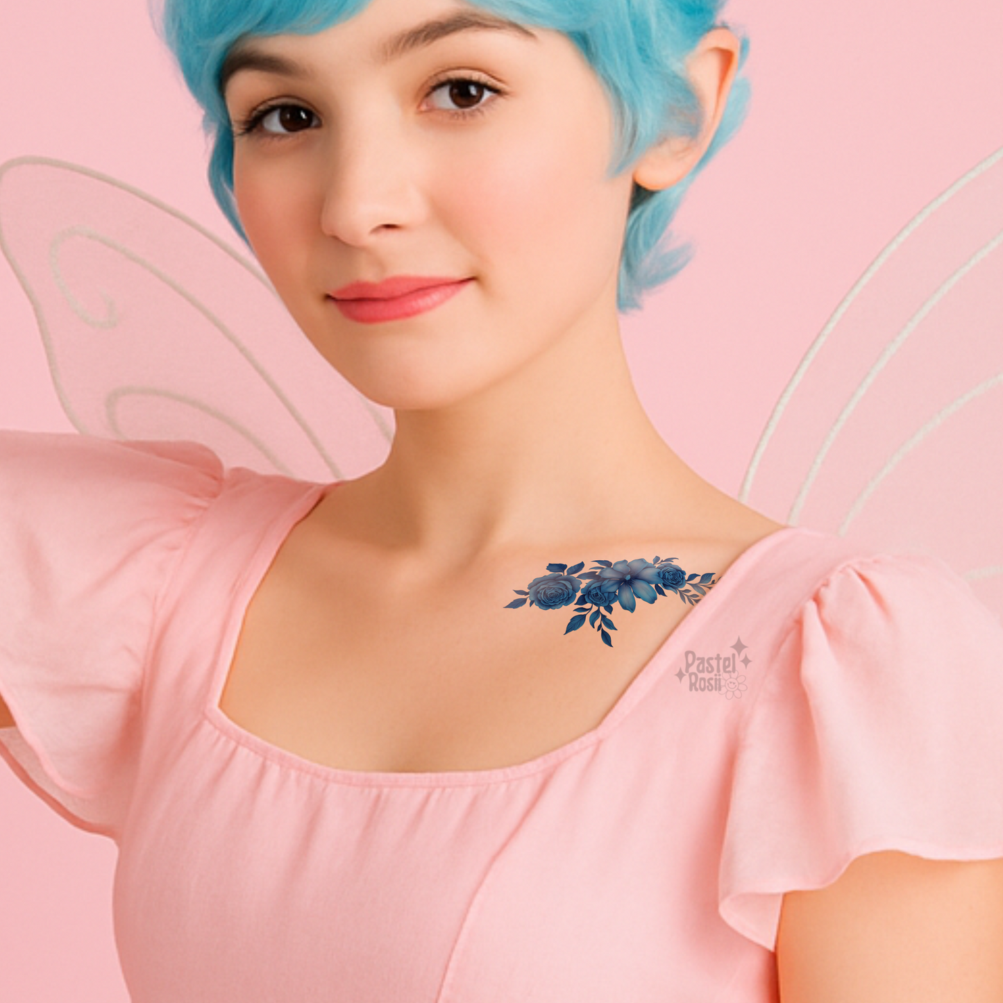 Porcelain Blooms | Temporary Tattoo