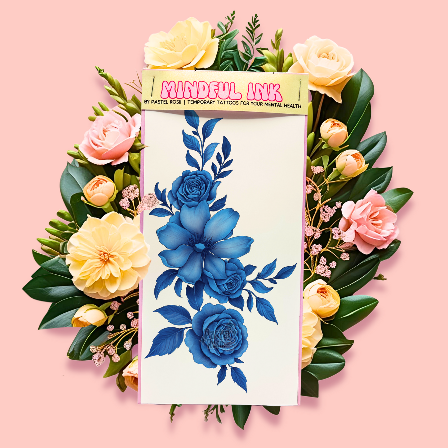 Porcelain Blooms | Temporary Tattoo