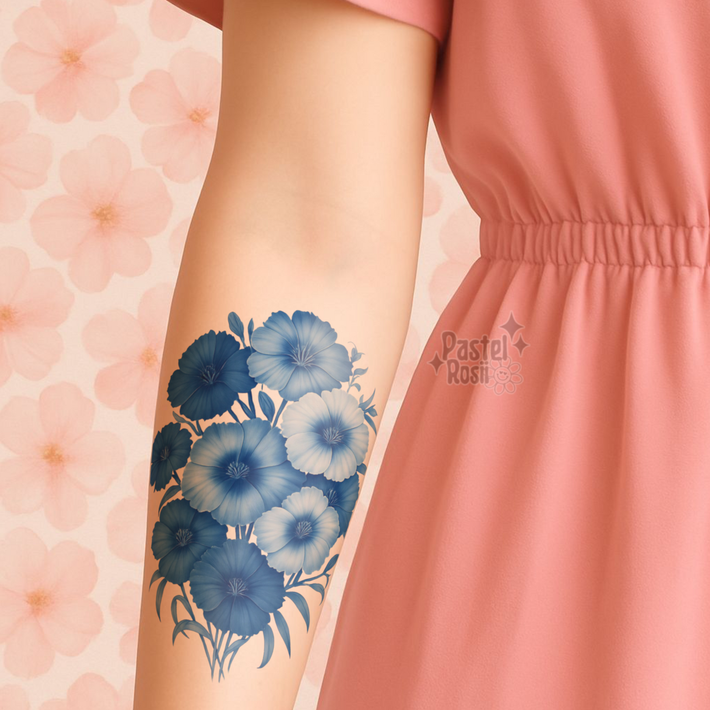 The Delft Garden | Temporary Tattoo