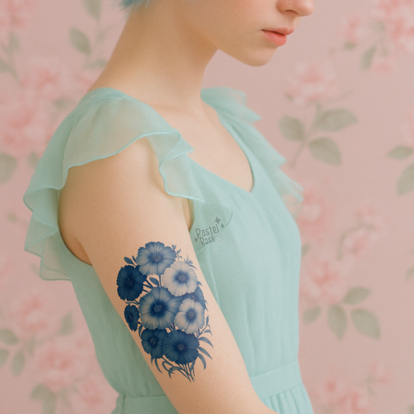 The Delft Garden | Temporary Tattoo