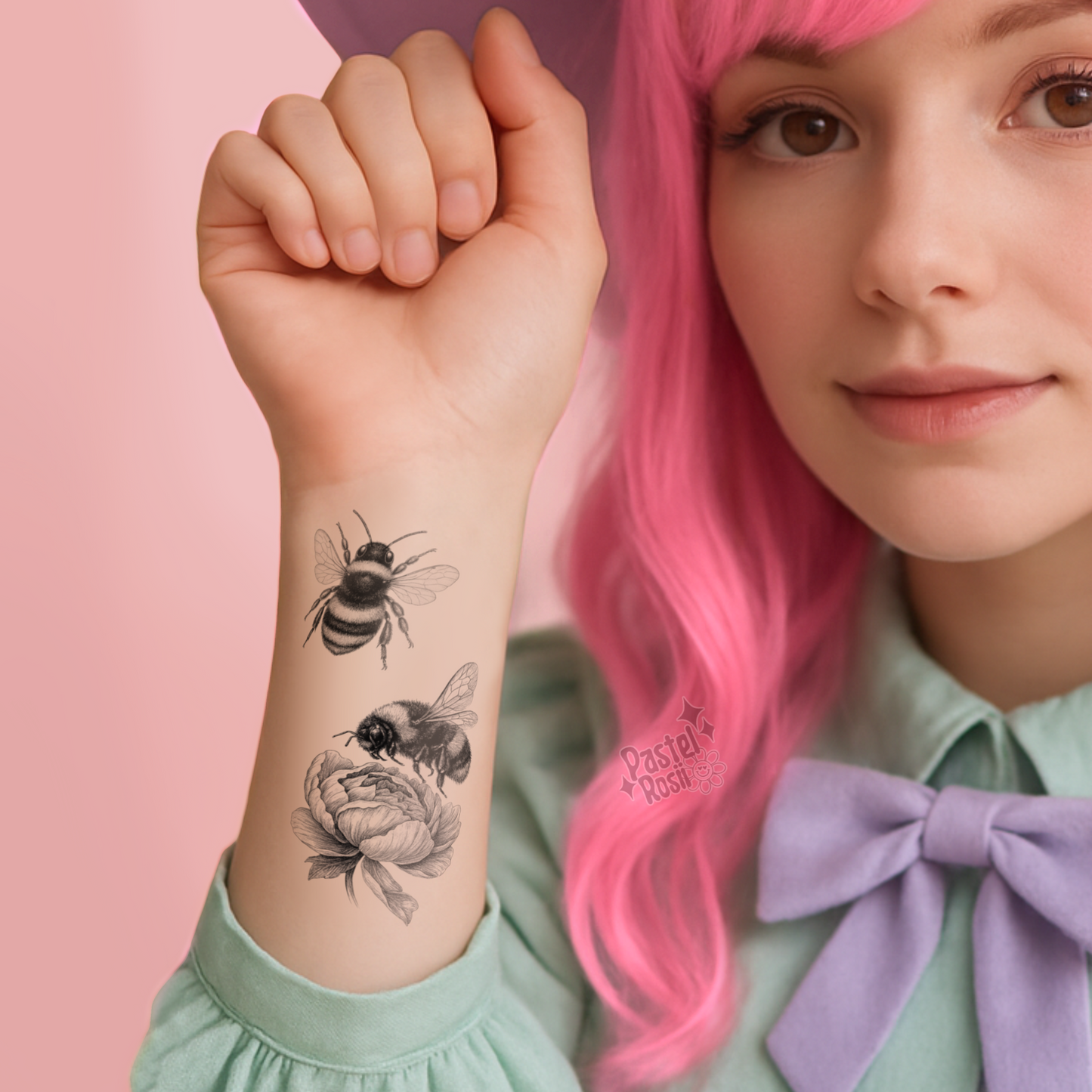 Blooming Wings | Temporary Tattoo