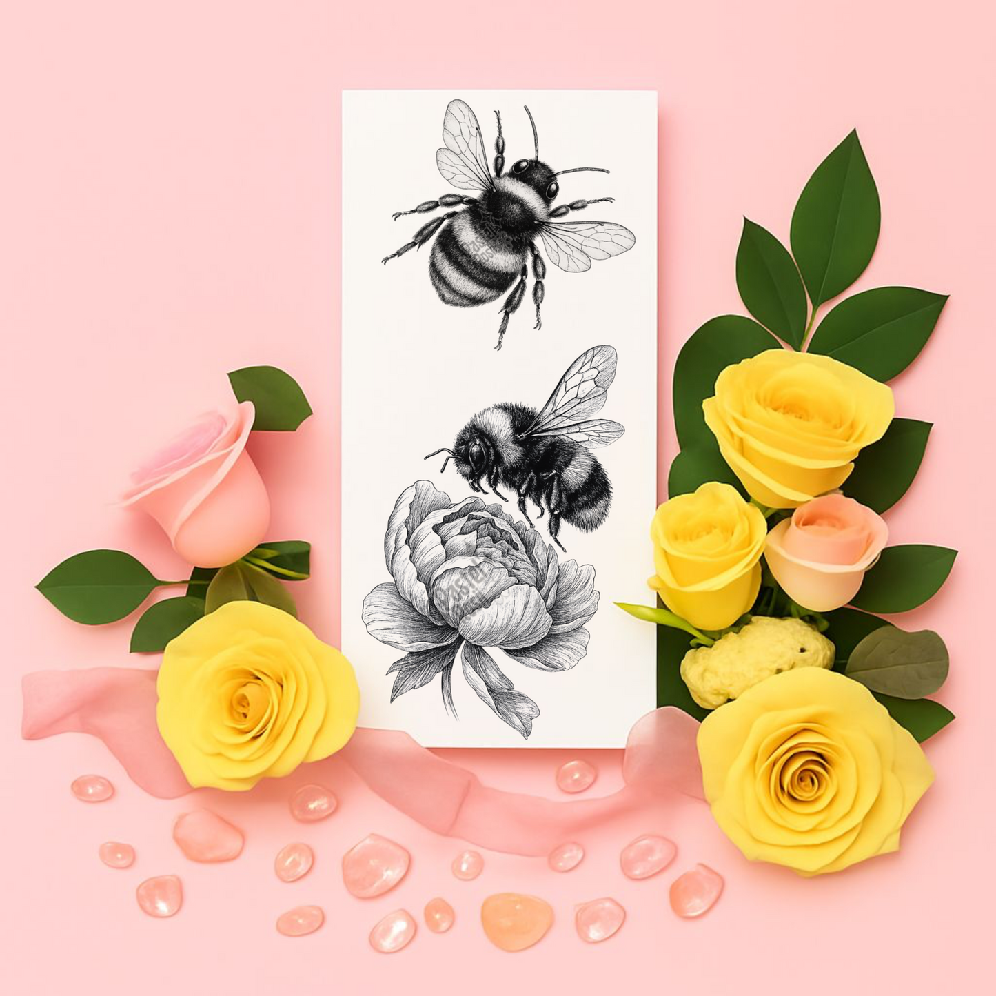 Blooming Wings | Temporary Tattoo