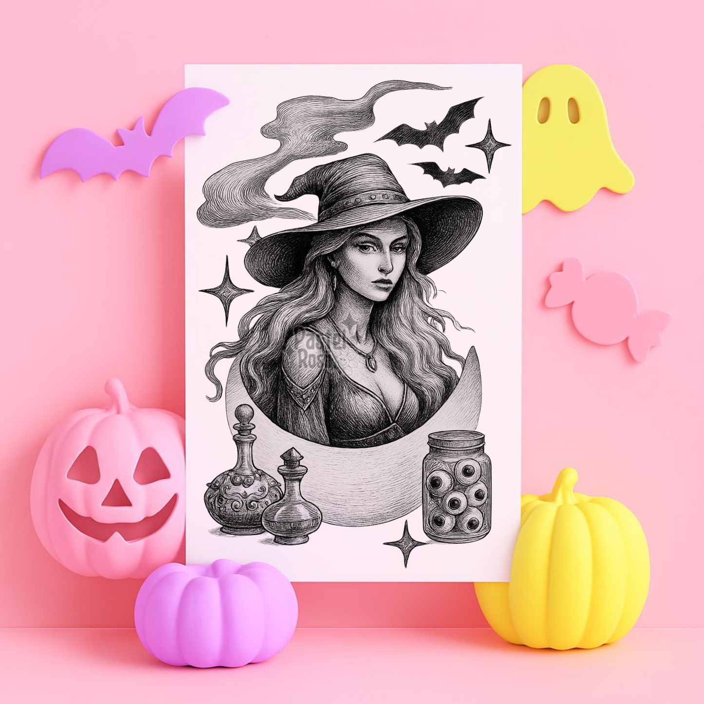 Moonshadow Enchantress | Temporary Tattoo