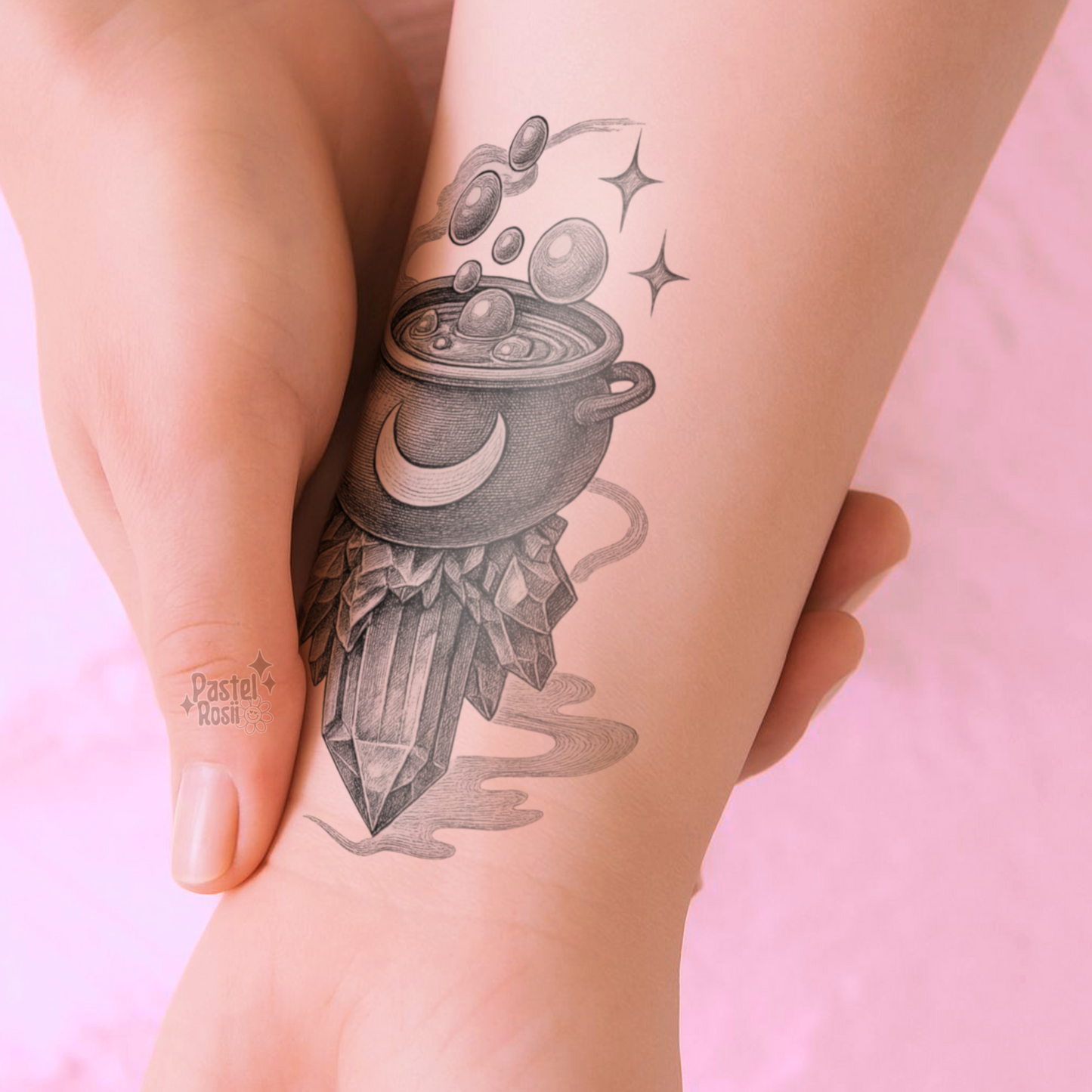 Crystal Brew | Temporary Tattoo