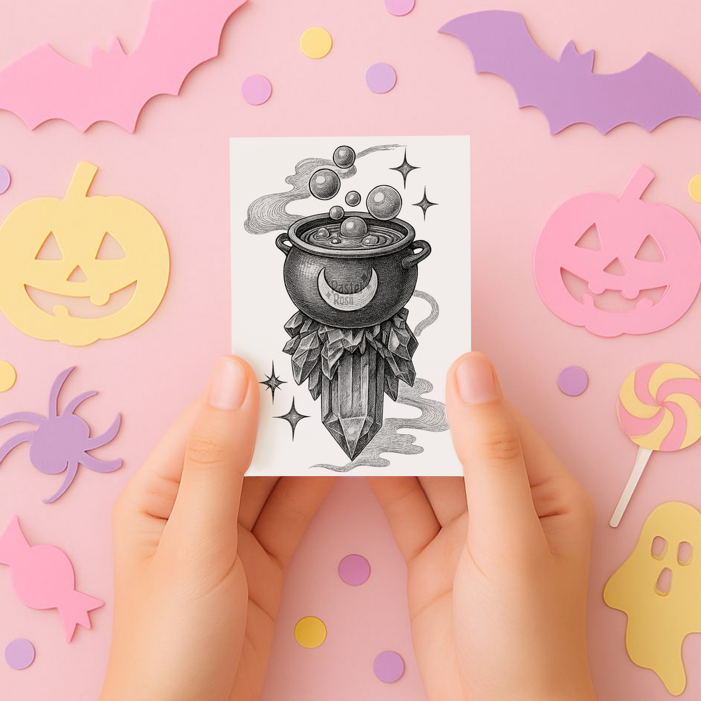 Crystal Brew | Temporary Tattoo