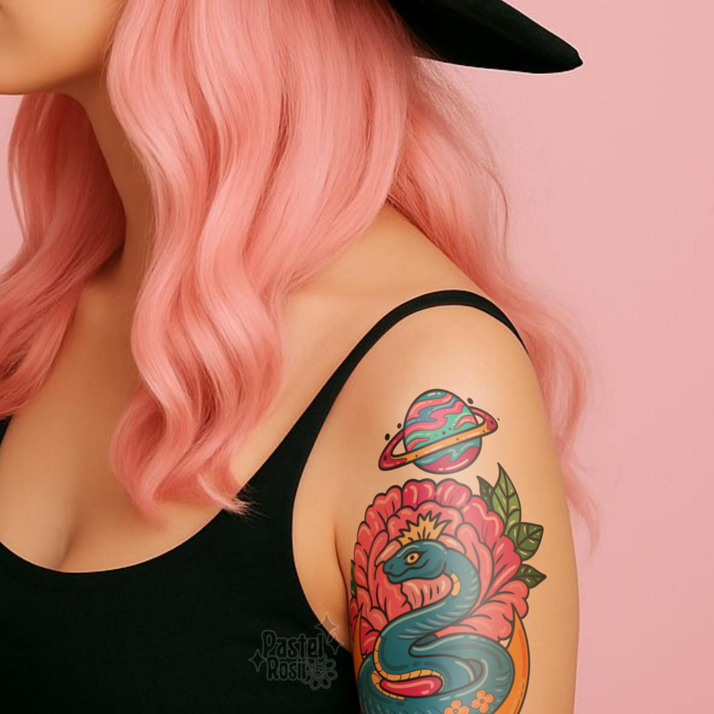 Mooncoil | Temporary Tattoo
