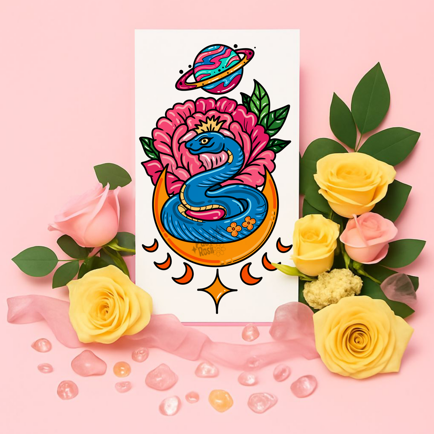 Mooncoil | Temporary Tattoo