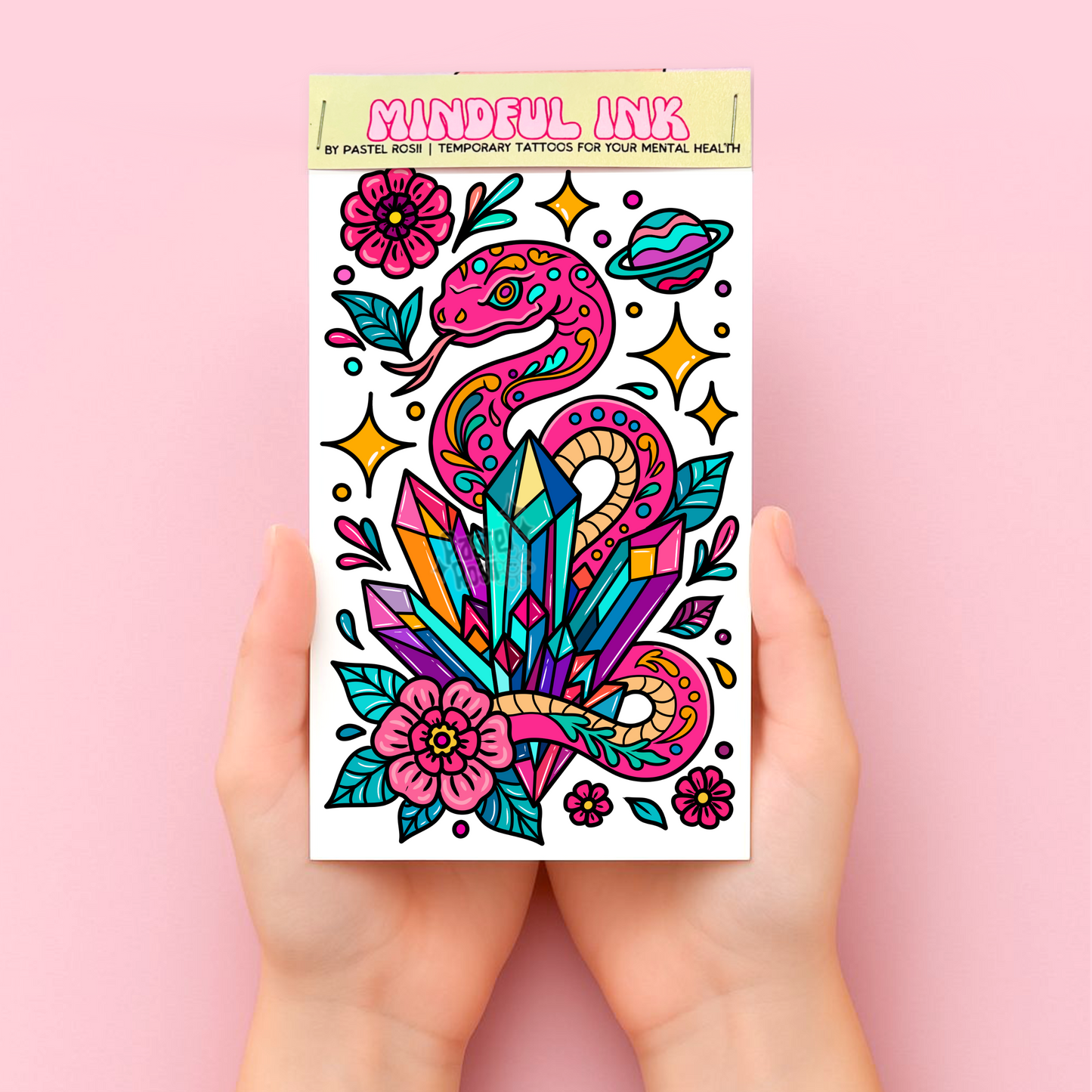 Crystal Fang | Temporary Tattoo