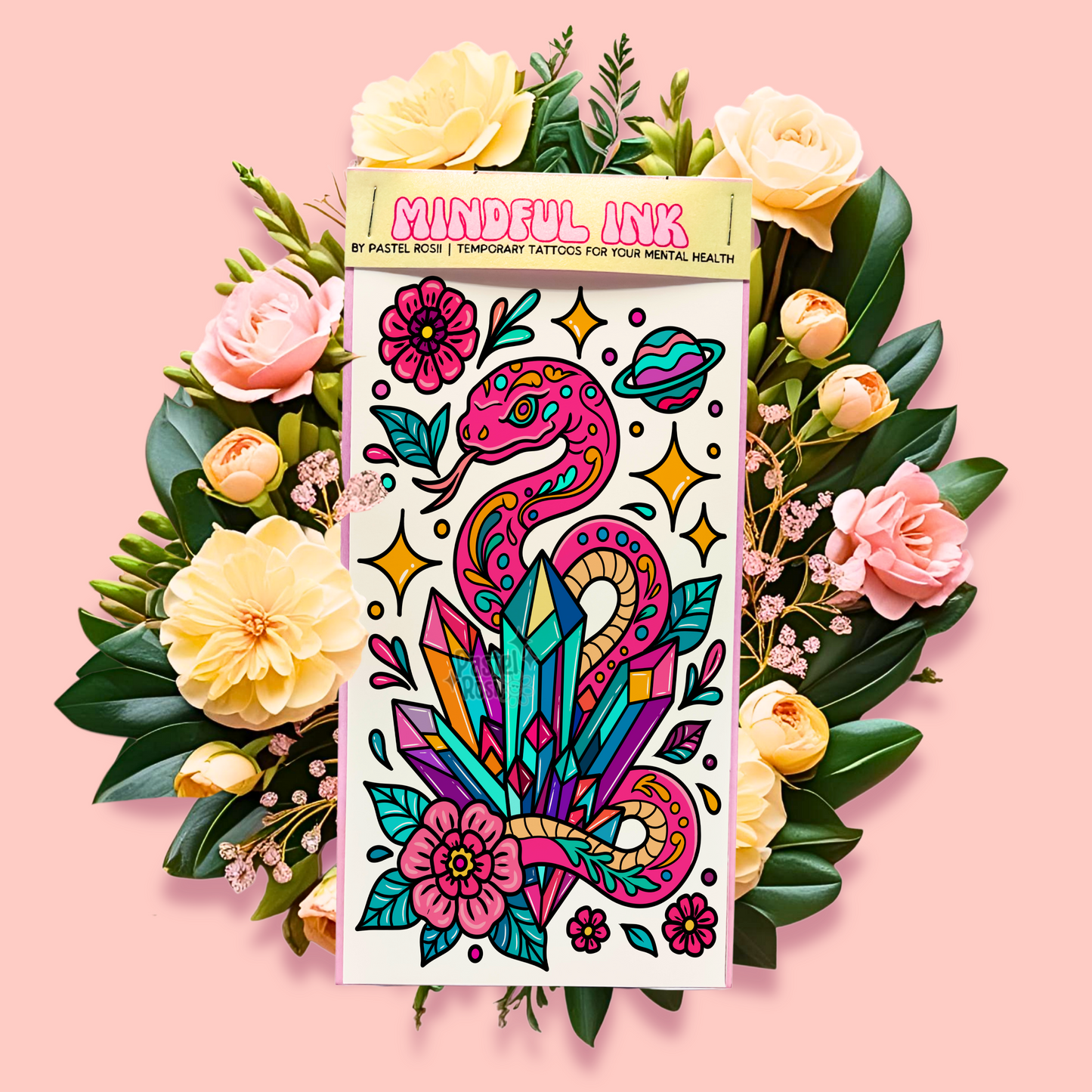 Crystal Fang | Temporary Tattoo