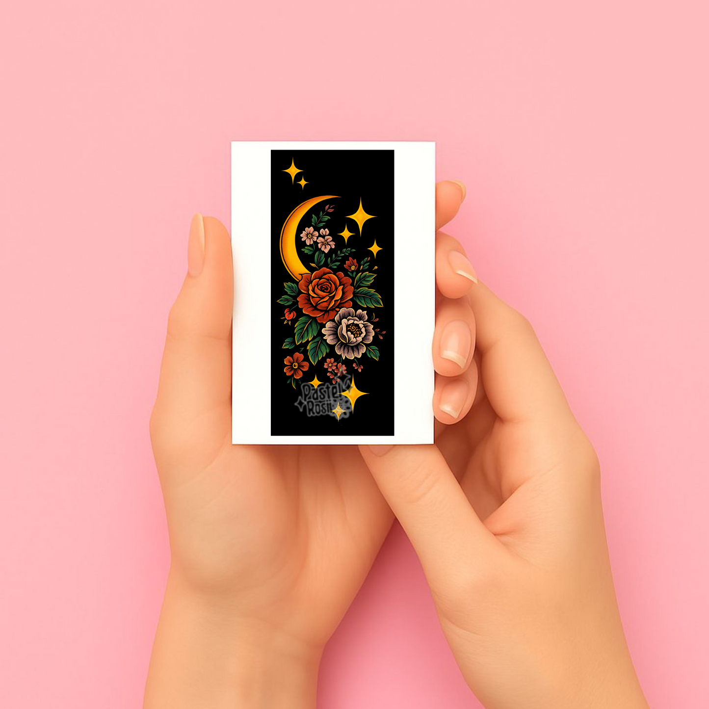 Midnight Bloom | Temporary Tattoo