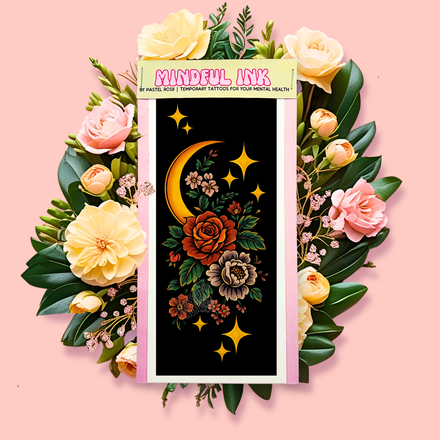 Midnight Bloom | Temporary Tattoo