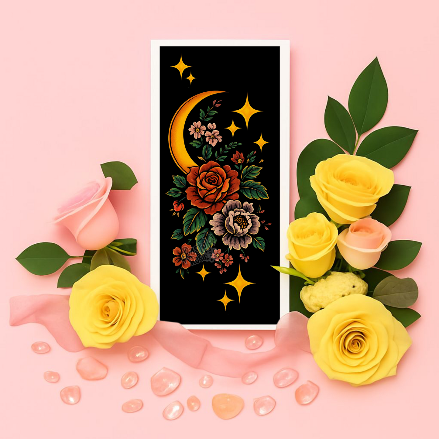 Midnight Bloom | Temporary Tattoo