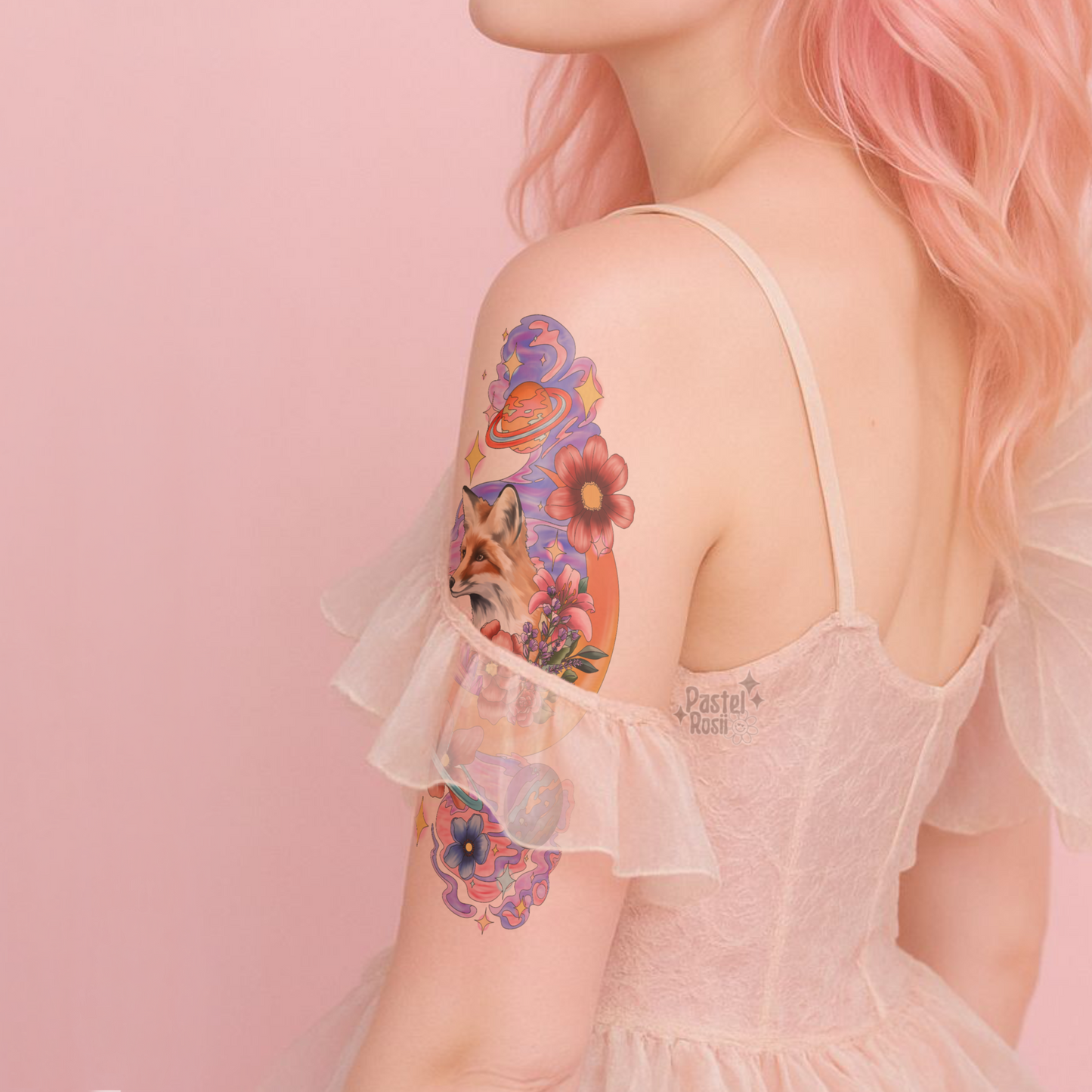 Solar Fox | Temporary Tattoo