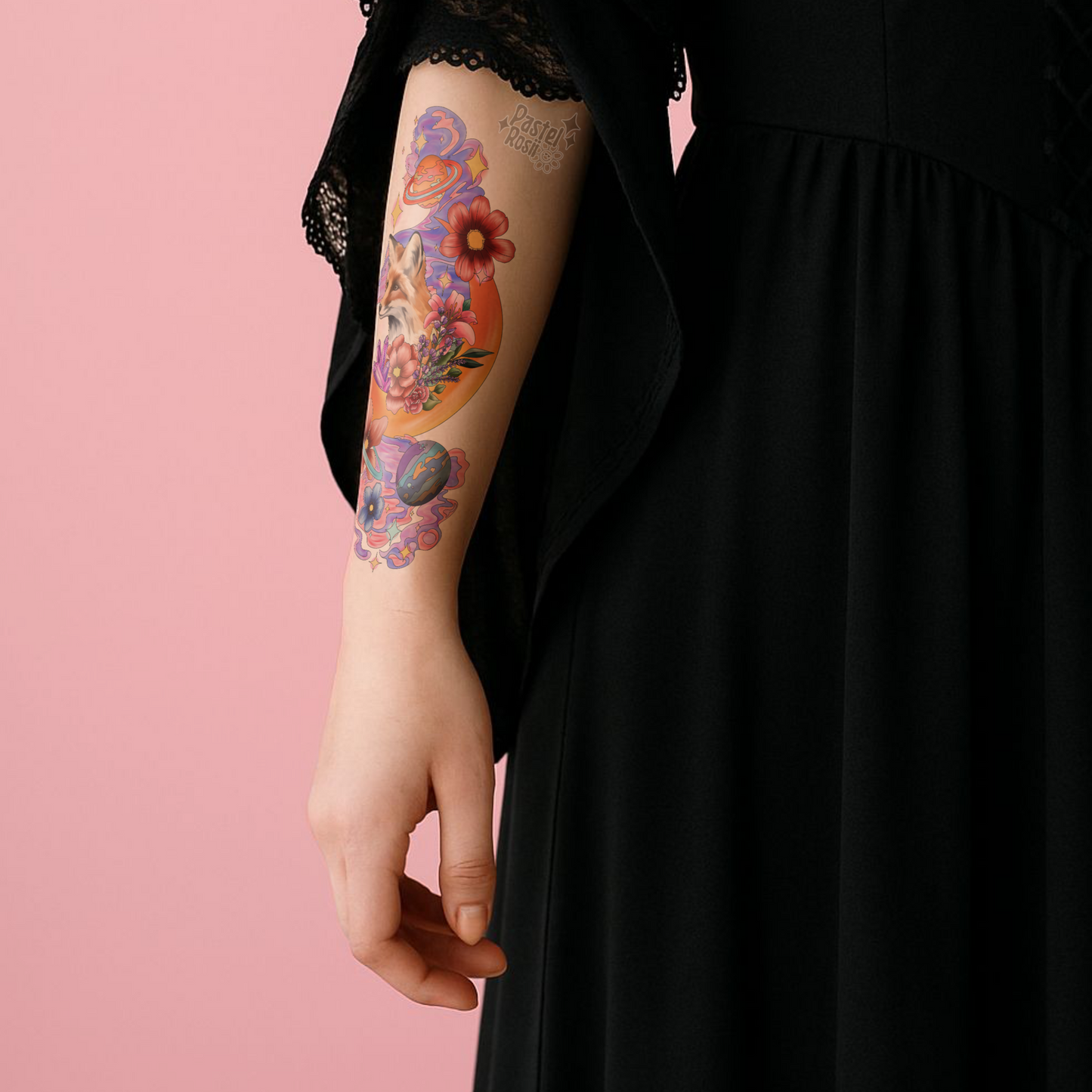 Solar Fox | Temporary Tattoo