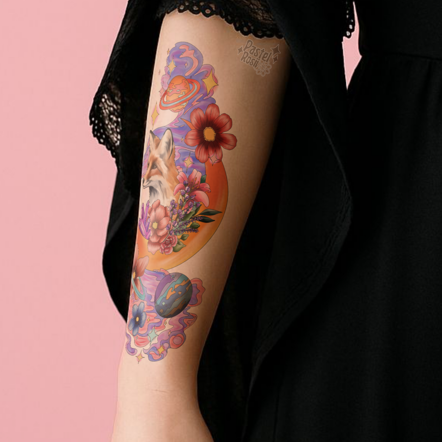 Solar Fox | Temporary Tattoo