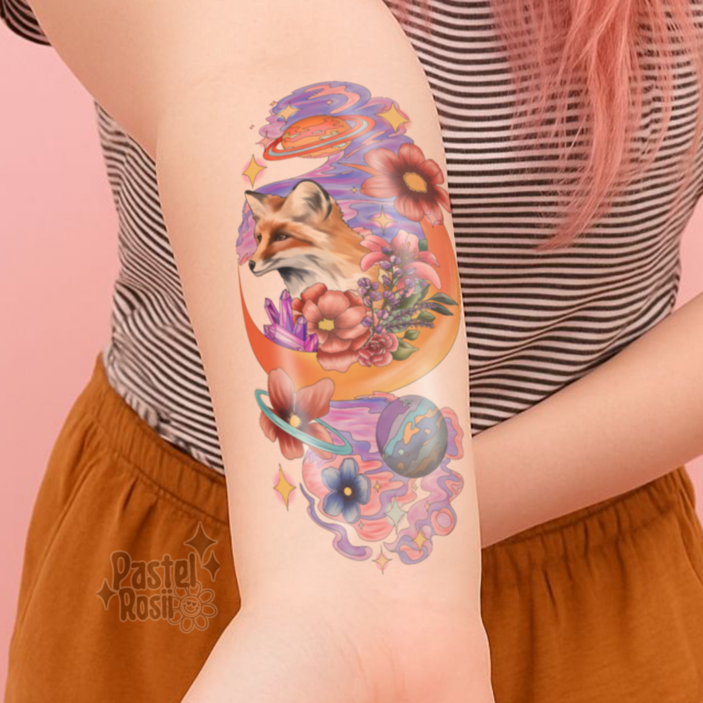 Solar Fox | Temporary Tattoo